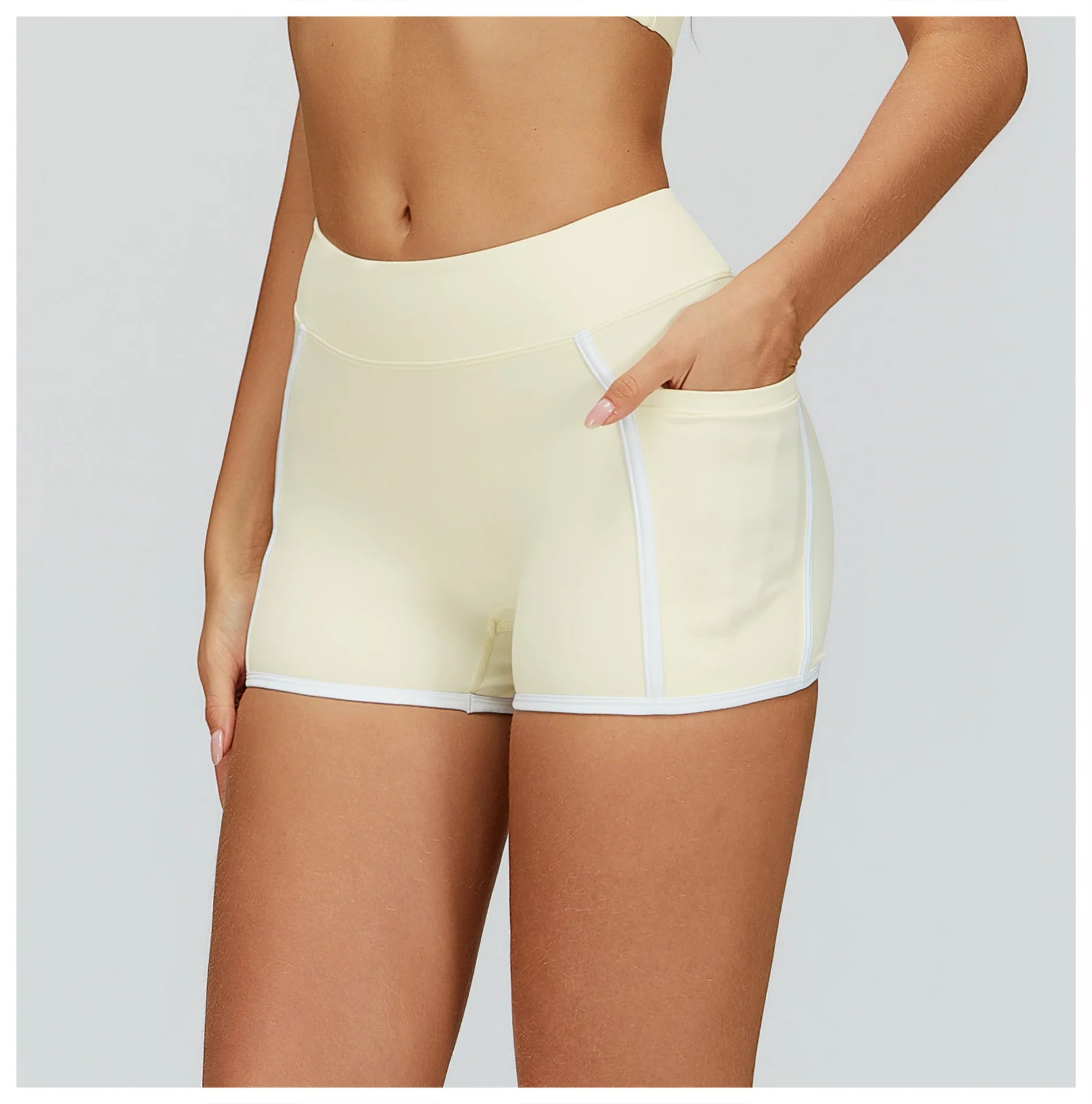 Yoga Shorts Women Impact Sports Shorts Tights Gym Workout Shorts High Waist Push Up Running Fitness Sports Shorts Cycling Shorts