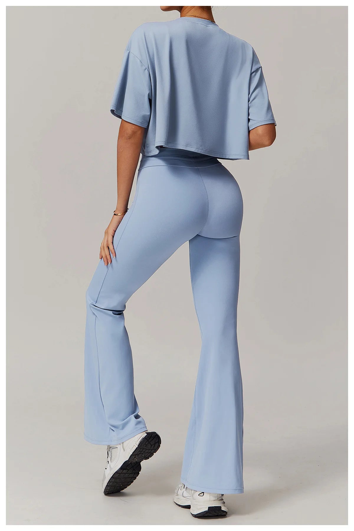 Yoga Pants Sport Leggings Women Bell-bottoms High Waist Wide Leg Pants Push Up Woman Tights Fitness Workout Legging Gym Clothing