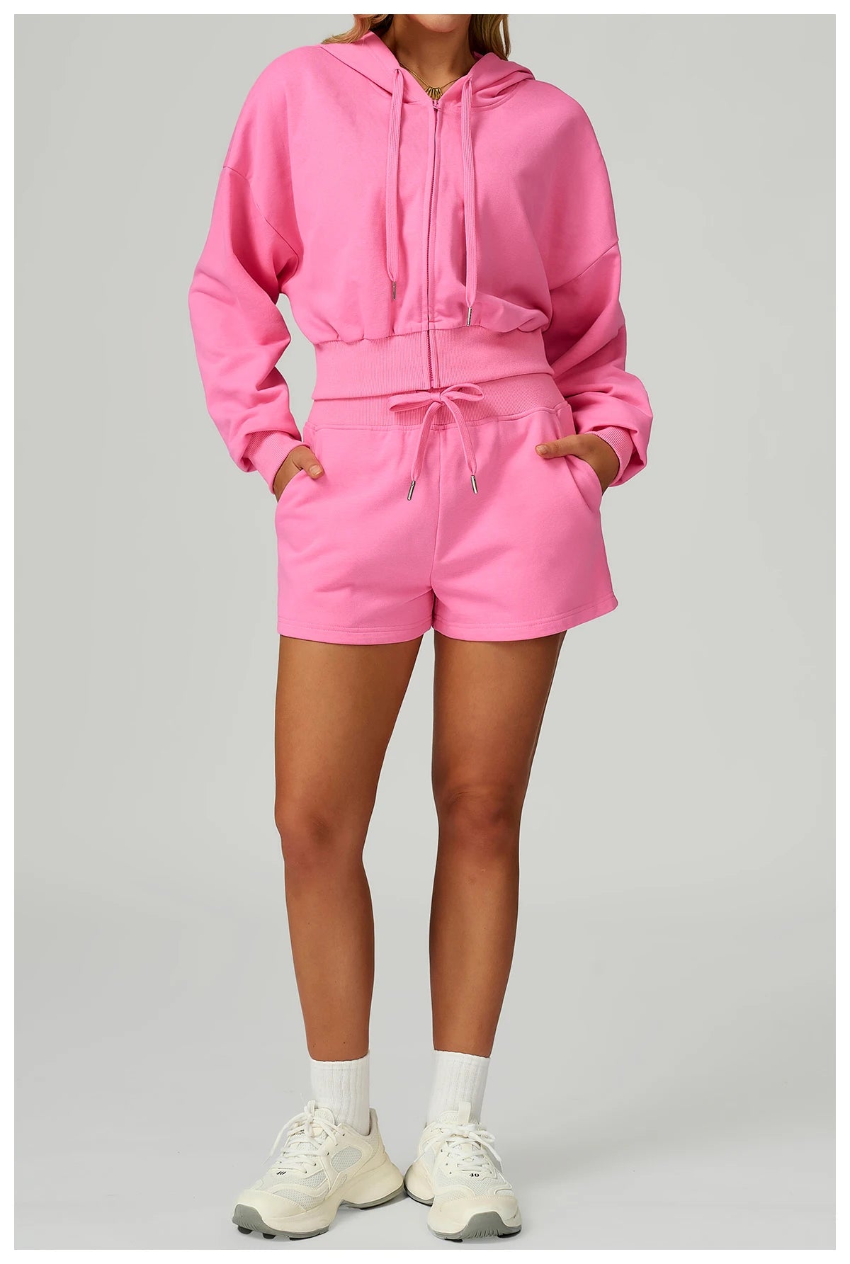 Winter High Waisted Sports Shorts Women's Pocket Drawstring Yoga Shorts Outdoor Sports Shorts Casual Versatile Running Shorts