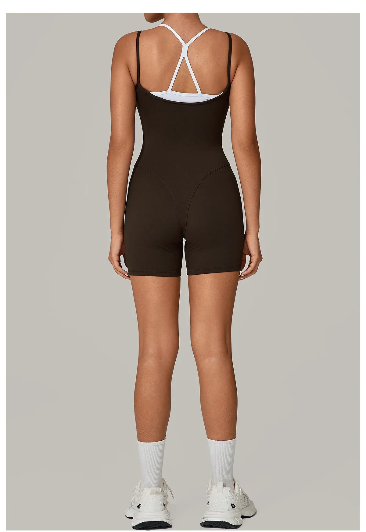Short Sports Jumpsuit Sleeveless Gym Set Women Tracksuit Yoga Clothes Rompers Workout One-piece Suit Female Outdoor Bodysuits