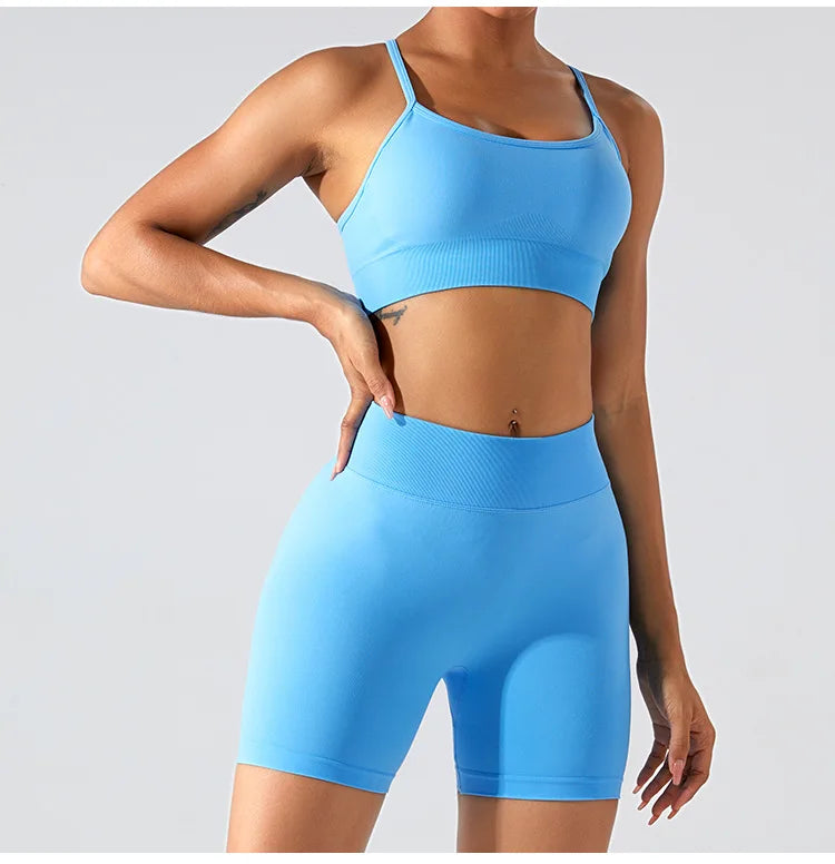 Women Sexy Cross Sports Bra Yoga Gym Top Women Workout Running Yoga Bra Stretch Women Sports Underwear Fitness Workout Tank Top