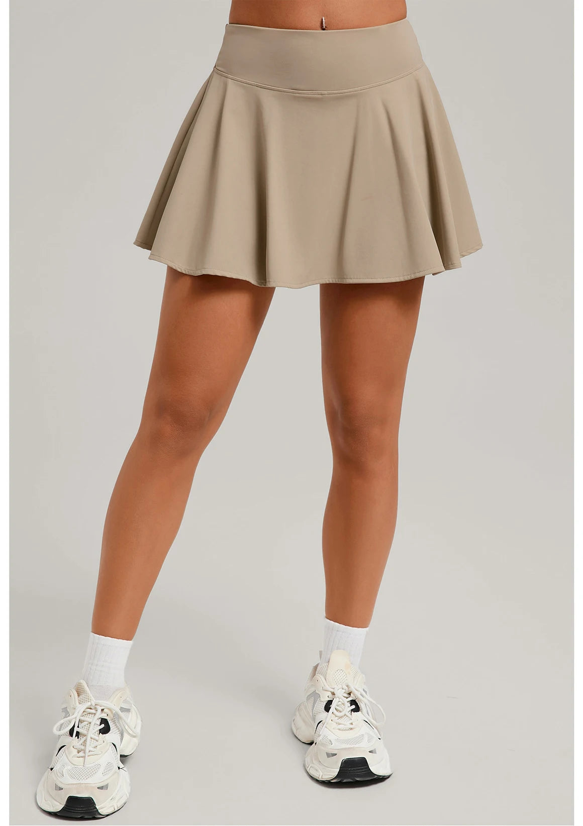 High Waisted Tennis Mini Skirt Women's Tennis Yoga Golf Sports Belt Safety Pants Pocket Comfortable and Breathable Sports Skirt
