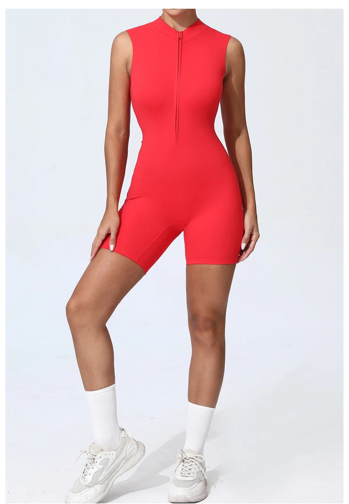 Zipper Yoga Jumpsuit Fitness Sports Overalls Gym Clothing Set Yoga Wear Pilates Workout Clothes Women Outfit push-up Activewear
