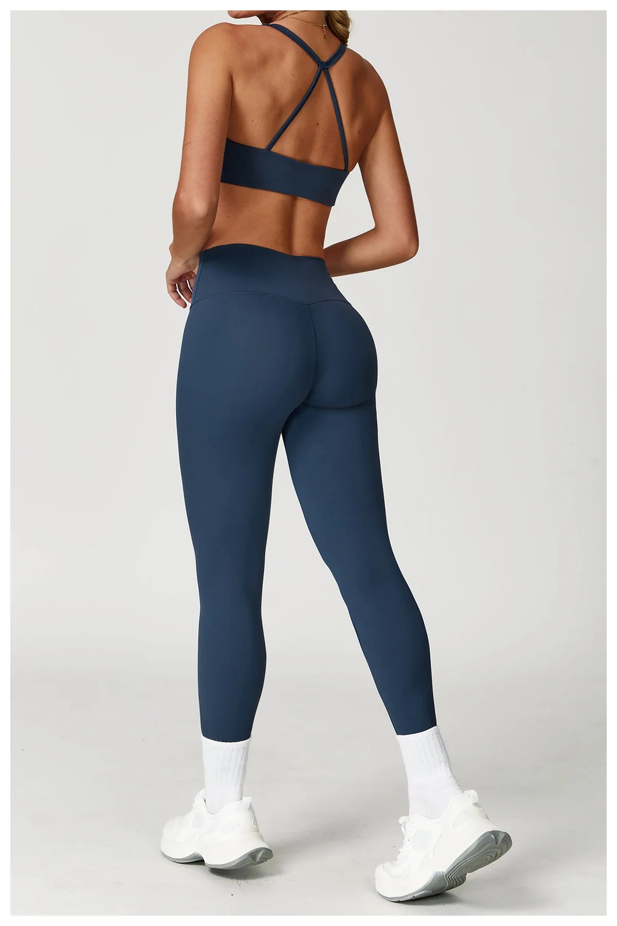 Sexy Backless Gym Sport Bra Sports Bra Anti-sweat Breathable Yoga Bra Shockproof Crop Top Fitness Top Push Up Workout Top Women