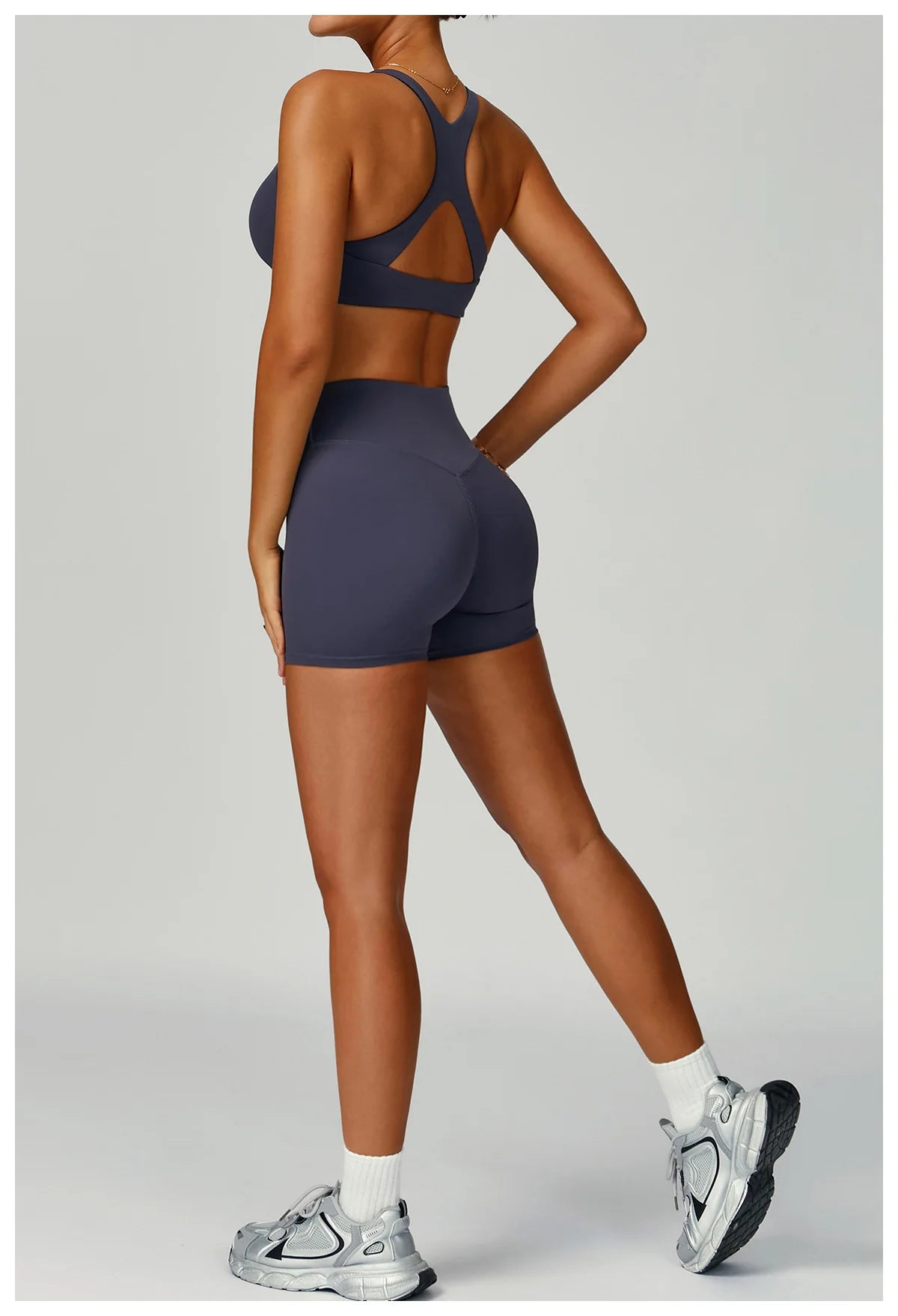 Impact Shorts High Waist Yoga Shorts Women Fitness Shorts Running Cycling Shorts Breathable Sports Leggings Workout Gym Shorts
