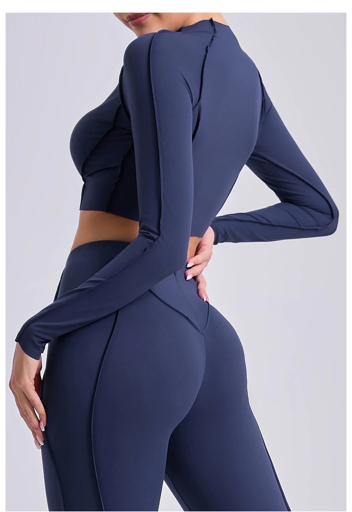 Long Sleeve Workout Top Gym T-shirt Pilates Clothes Women Active Wear Sports Shirt Elastic Fitness Yoga Clothing Running Shirts