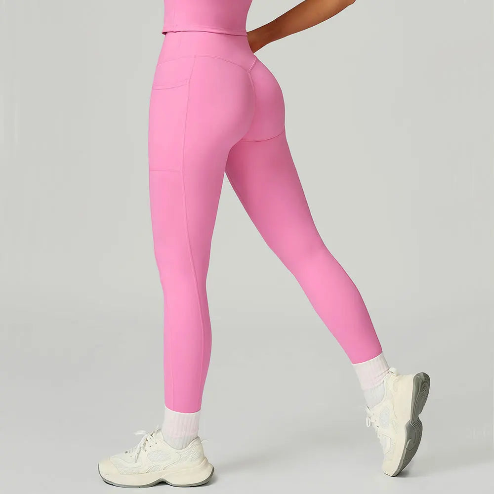 Cross Waist Head Gym Leggings Women Yoga Pants Sexy High Waist Booty Lifting Leggings Pants Women Sports Clothing Fitness Wear