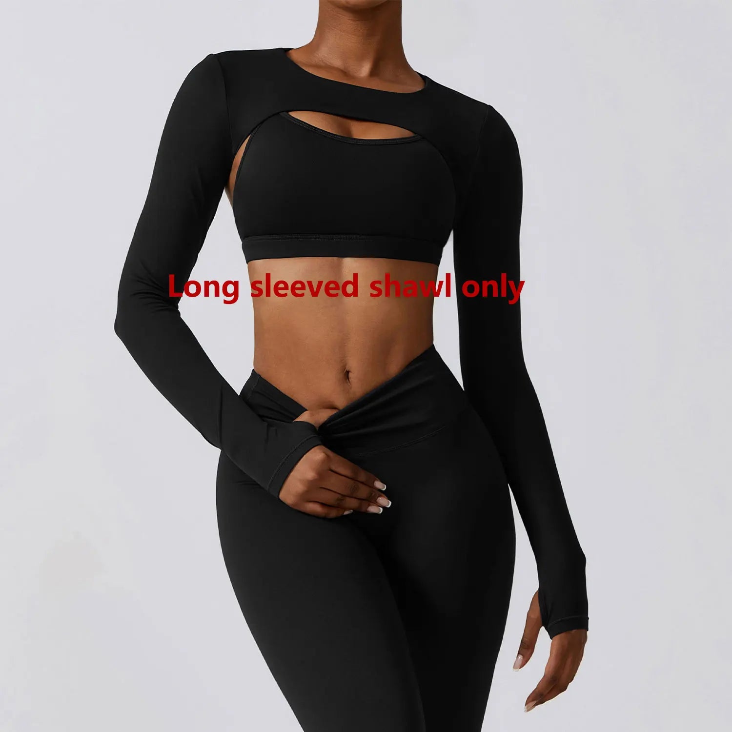 Sports Camisole Yoga Long Sleeved 1 Piece Shawl Yoga Top Nude Fitness Yop Gym Push Ups Workout Tops Running Sports Smock