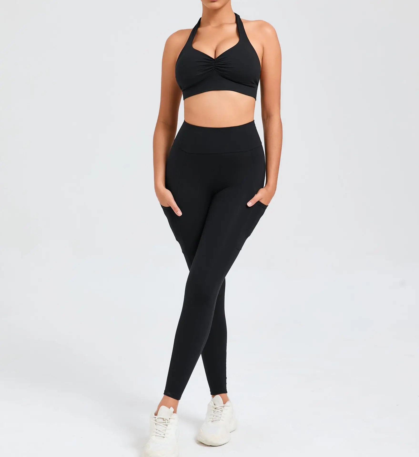 Fitness Suit Women Tracksuit Yoga Set Sportswear Workout Clothes Sports Bra High Waist Leggings Gym Clothing Sports Suits