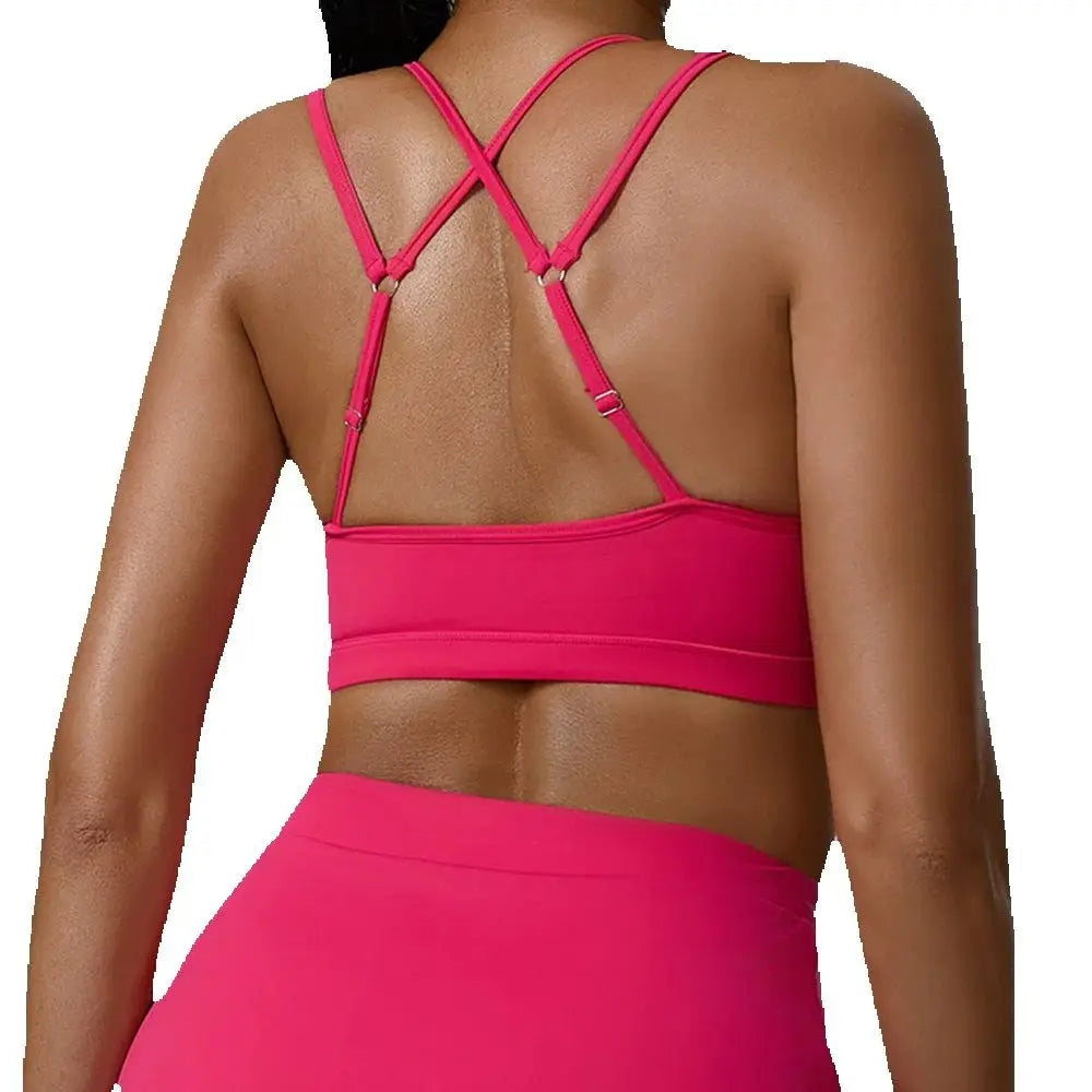 Women Fitness Underwear Yoga Bras Beautiful Back Sports Bras Top Women Bra Sexy Breathable For Women Gym High Strength Bra