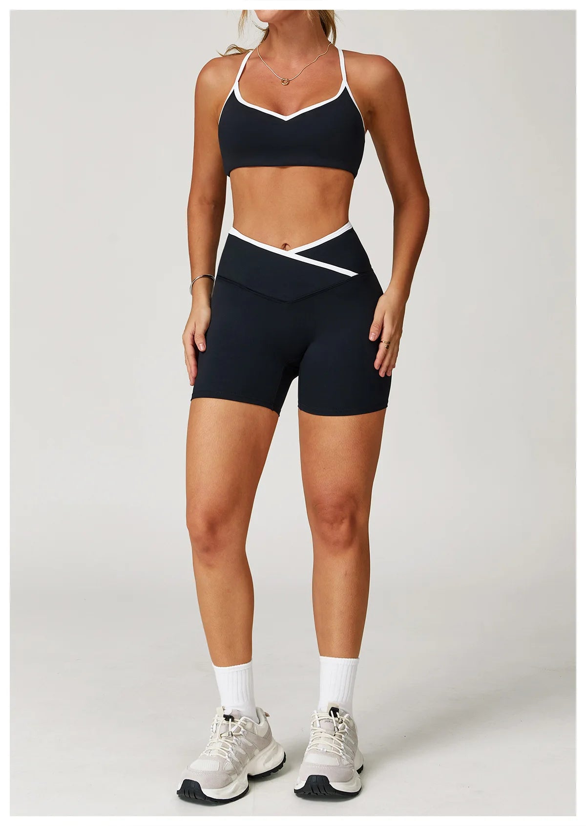 Women's Clothes Yoga Set 2 Pieces Workout Tracksuit Sportswear Gym Clothing High Waist Bell-bottoms Sexy Fitness Bta Sports Suit