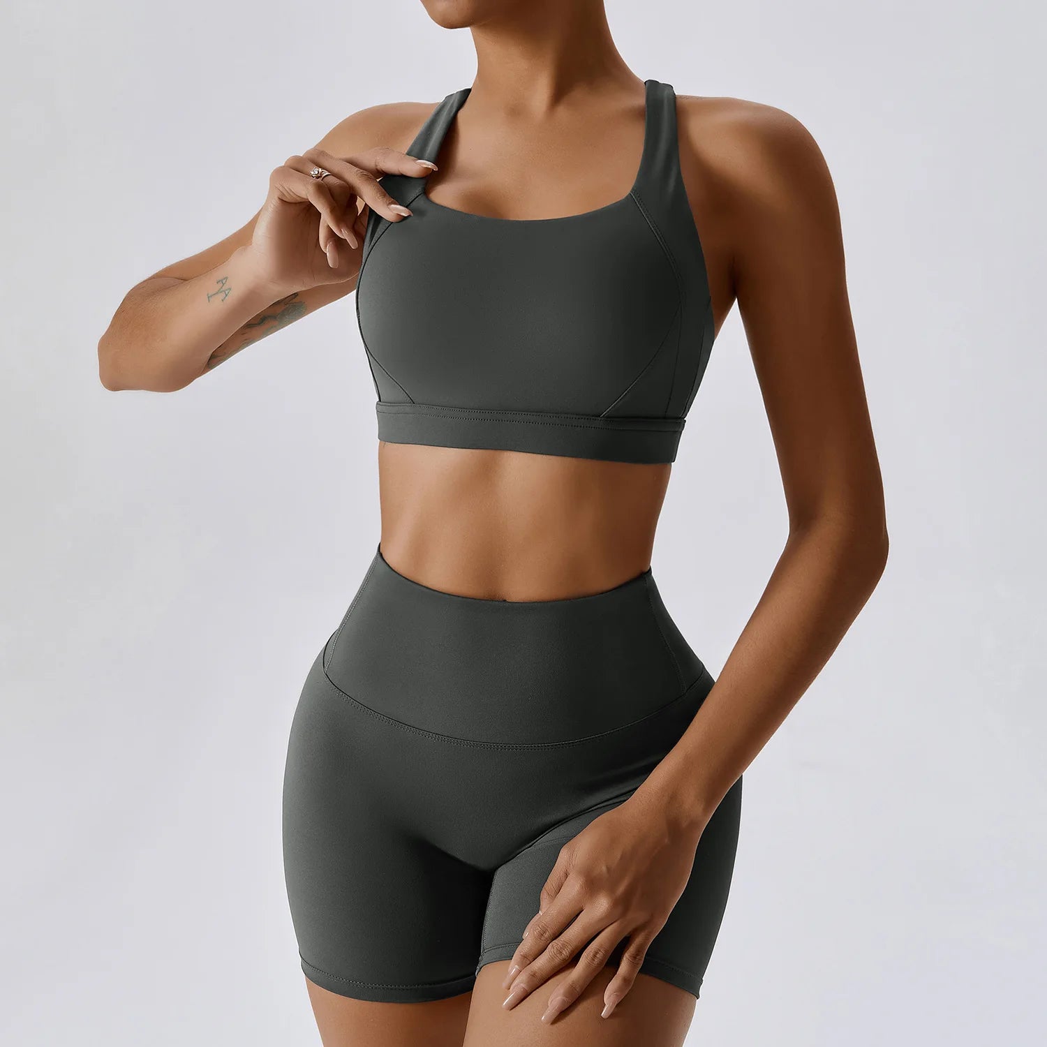 2/3PCS Yoga Set Gym Clothes Sportswear Yoga Suits For Women Tracksuit Fitness Set Tracksuits Sports Bra Gym Leggings Yoga Top