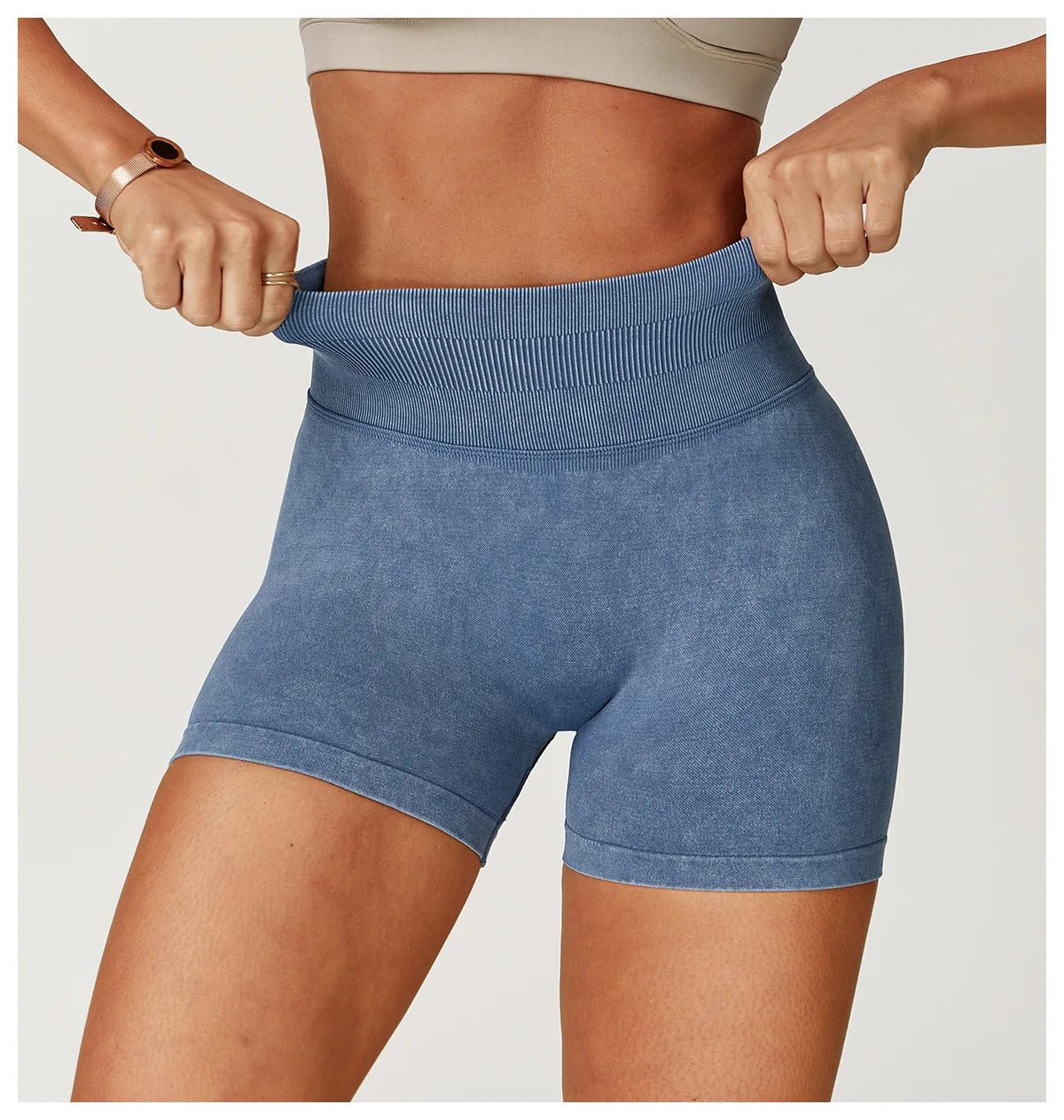 Sand Washed Yoga Shorts Women Yoga Shorts High Waist Workout Shorts Fitness Yoga Lift Butt Fitness Yoga Gym Running Short Pants