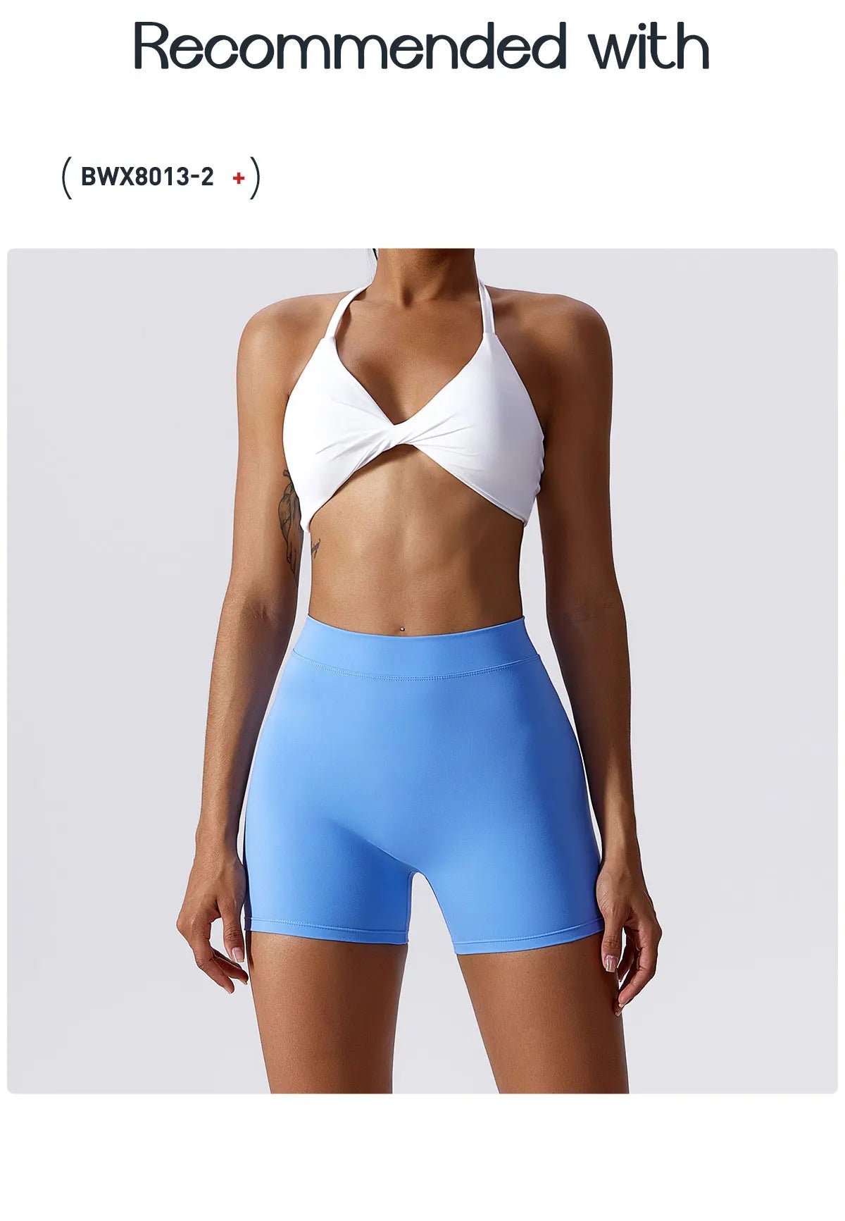 Women Yoga Shorts High Waist Scrunch Butt Lifting Comfort Fitness Gym Tights Squat Proof Naked Feel V-shaped Back Sports Shorts