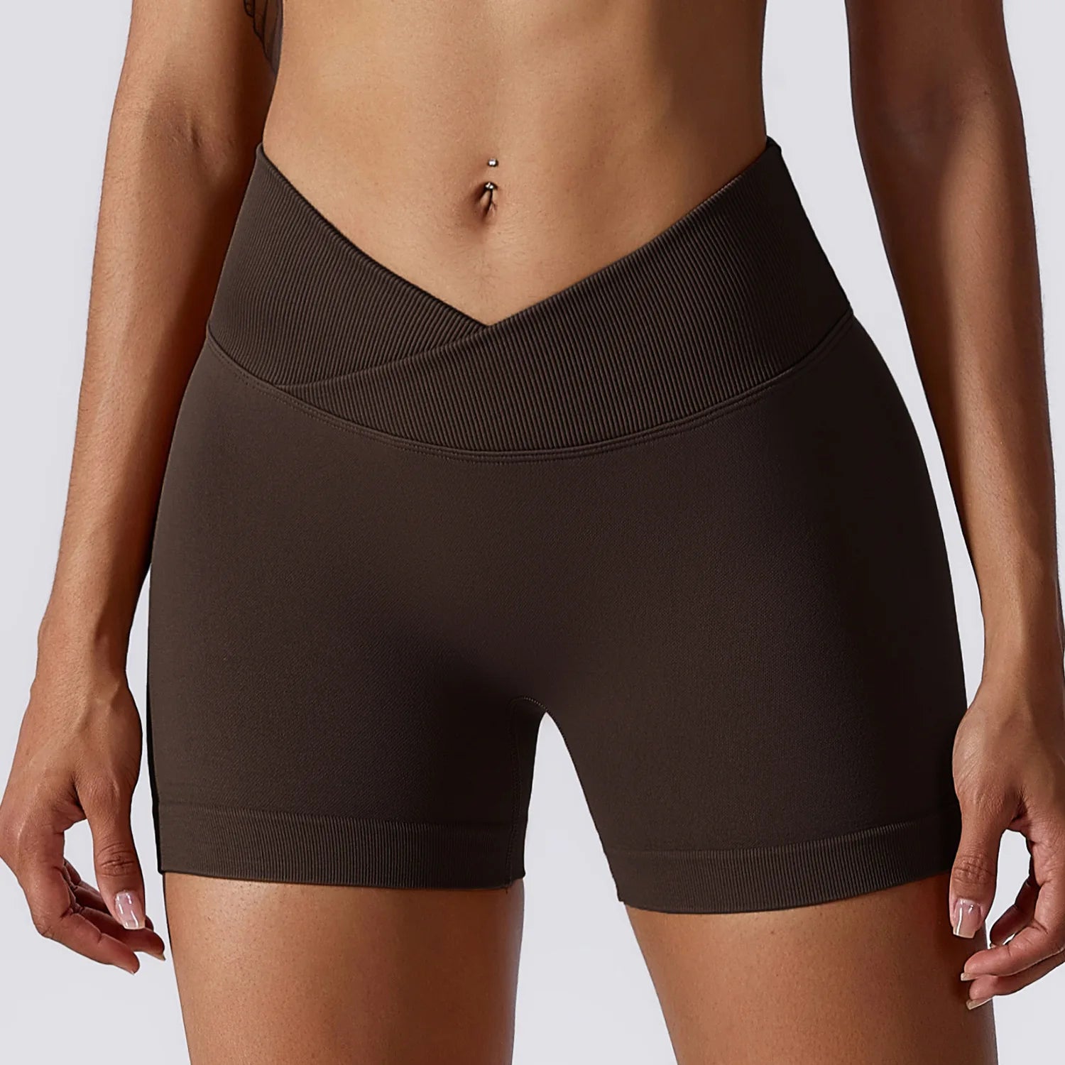Summer Seamless Yoga Shorts High Waist Elasticity Sports Leggings Women Breathable Cycling Shorts Buttock Lift Gym Shorts Women