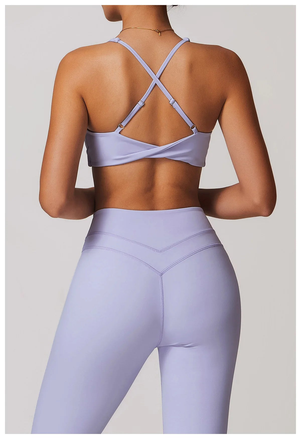 Sports Bra Women Fitness Bra Halter Sports Underwear Naked Feel Sexy Yoga Gym Push Up Workout Bra Padded Bralette Bathsuit