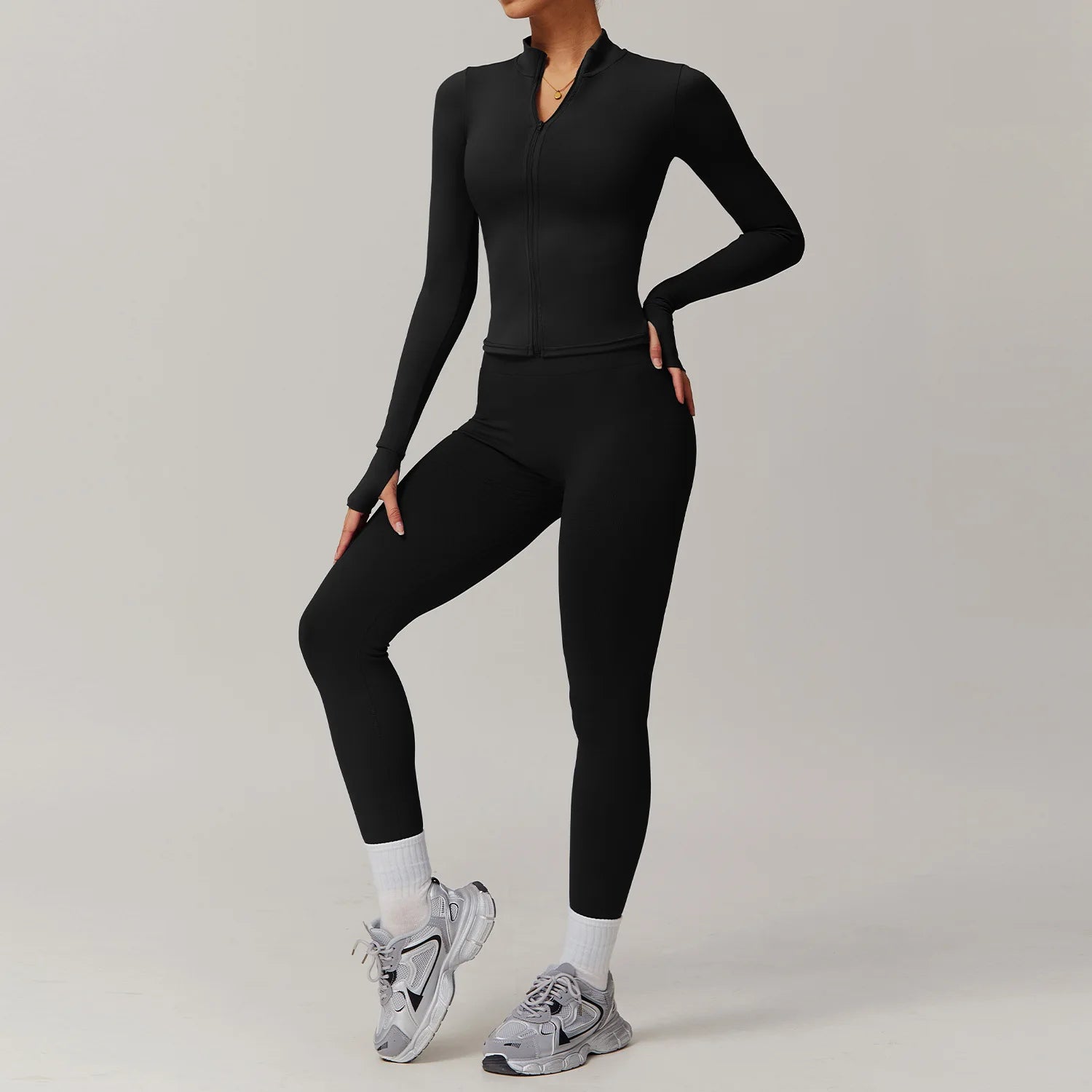 Women Yoga Suit 2PCS Sports Set Quick-Drying Gym Set Women Tracksuit Running Bra Workout Long Sleeve Sports Shirt Yoga Clothing