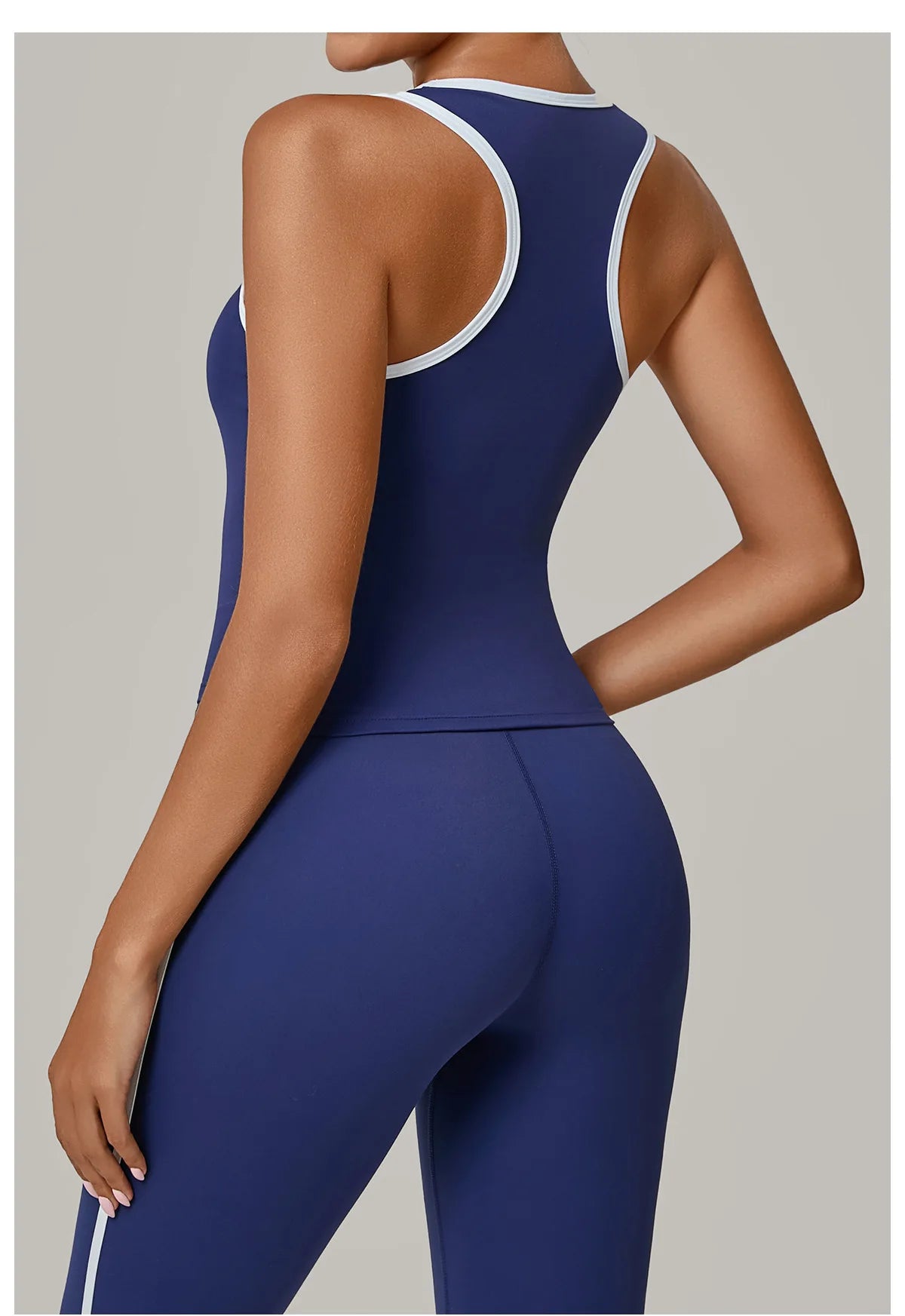 Women's Impact Strappy Top Sports Underwear Yoga Vest Fitness Tank Top Gym Beautiful Open Back Bra Running Workout Halter Bra