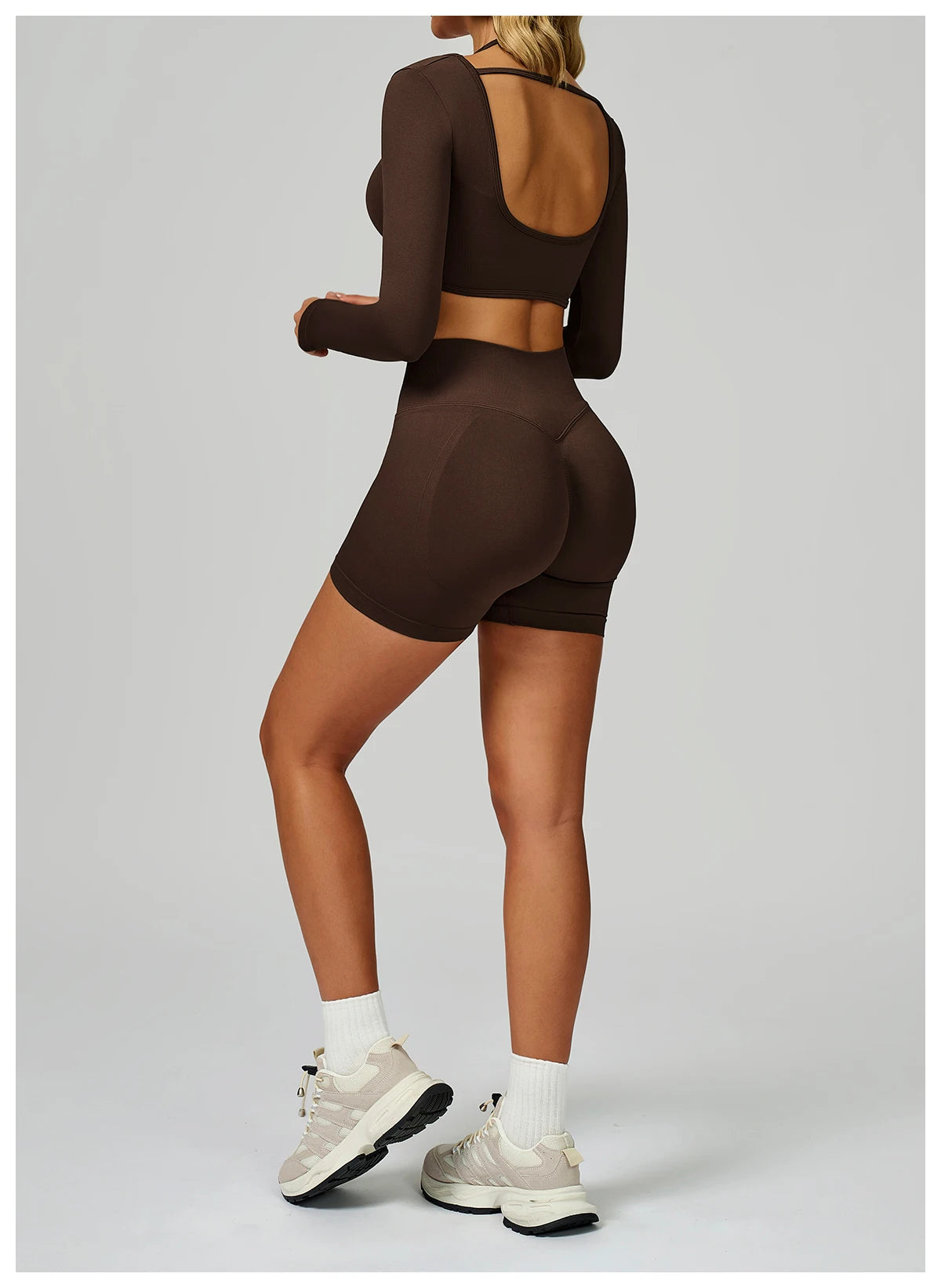 Seamless Women Sports Short Yoga Legging Shorts Squat Proof High Waist Fitness Tight Shorts Cycling Impact Workout Gym Shorts