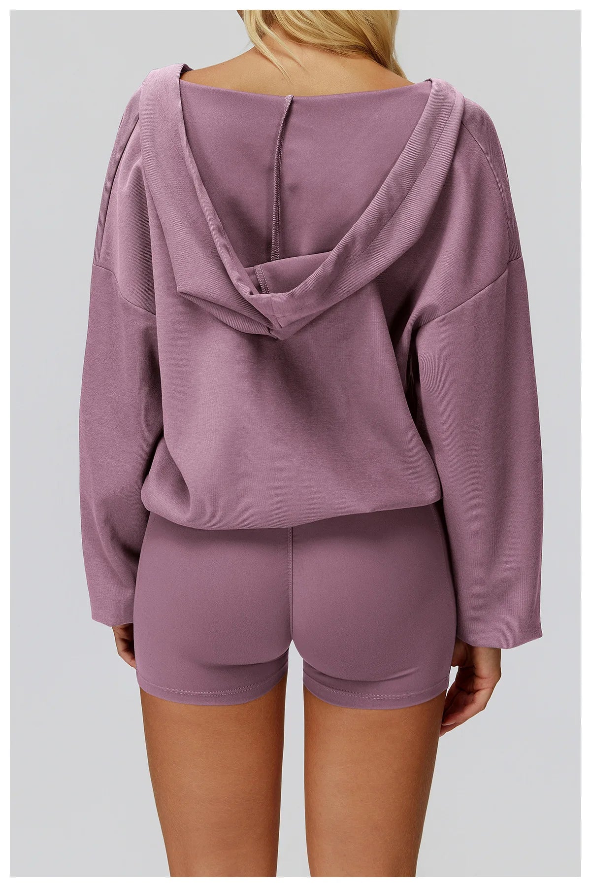 Autumn New Yoga Long Sleeved Women's Hooded Jacket V-neck Loose and Comfortable Outerwear Outdoor Running Workout Sports Jacket