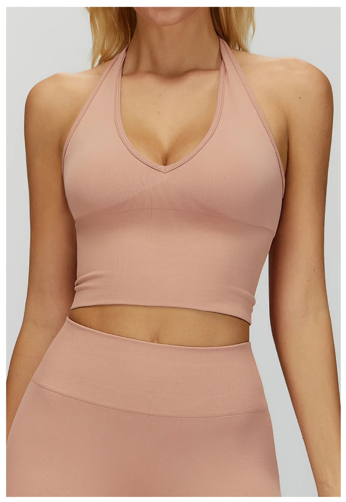 Seamless Fitness Bra High-intensity Workout Tops Gym Fitness Sports Bra Sexy Athletic Sport Bra Women Backless Gym Yoga Crop Top