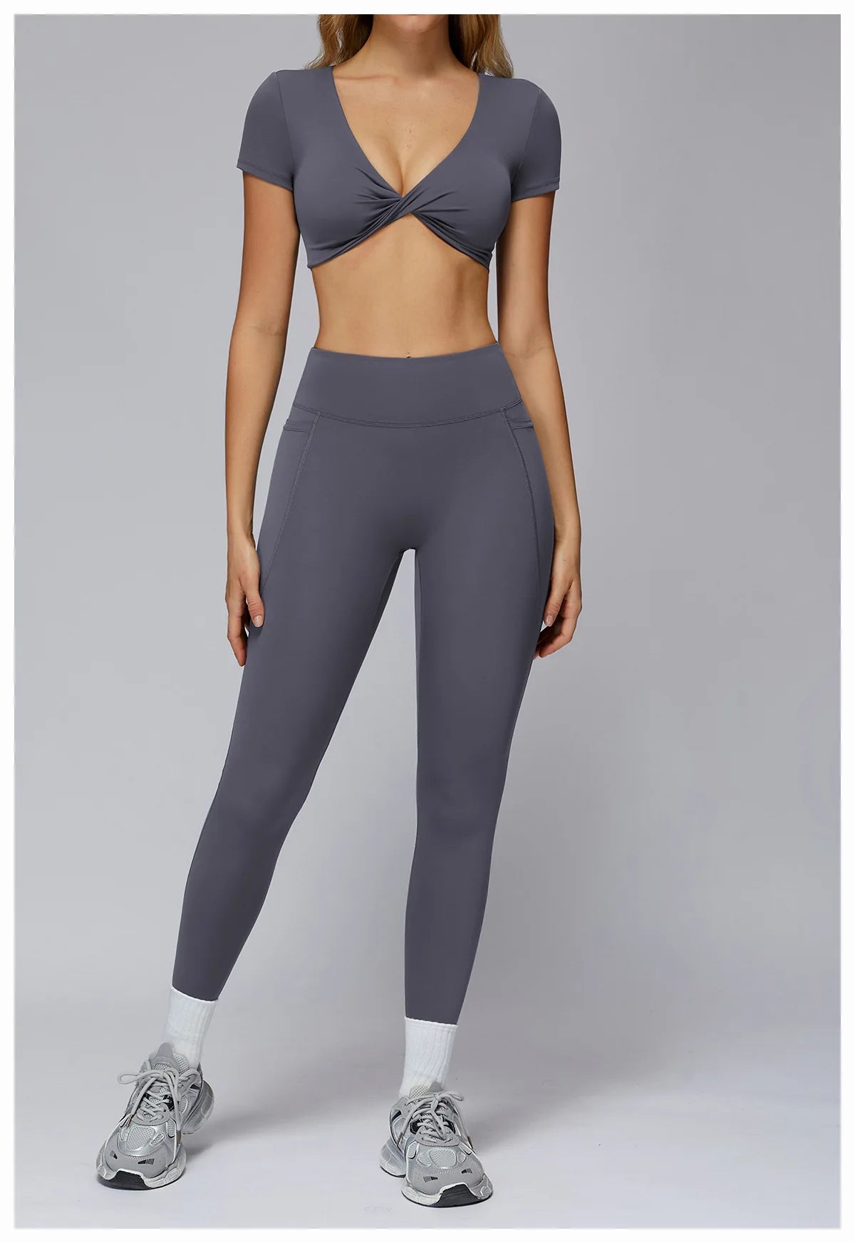 Sports Bra Women's Set 2PCS Professional Fitness Tank Top Bra Shockproof Running Leggings Yoga Suit Beautiful Back Bra Clothing