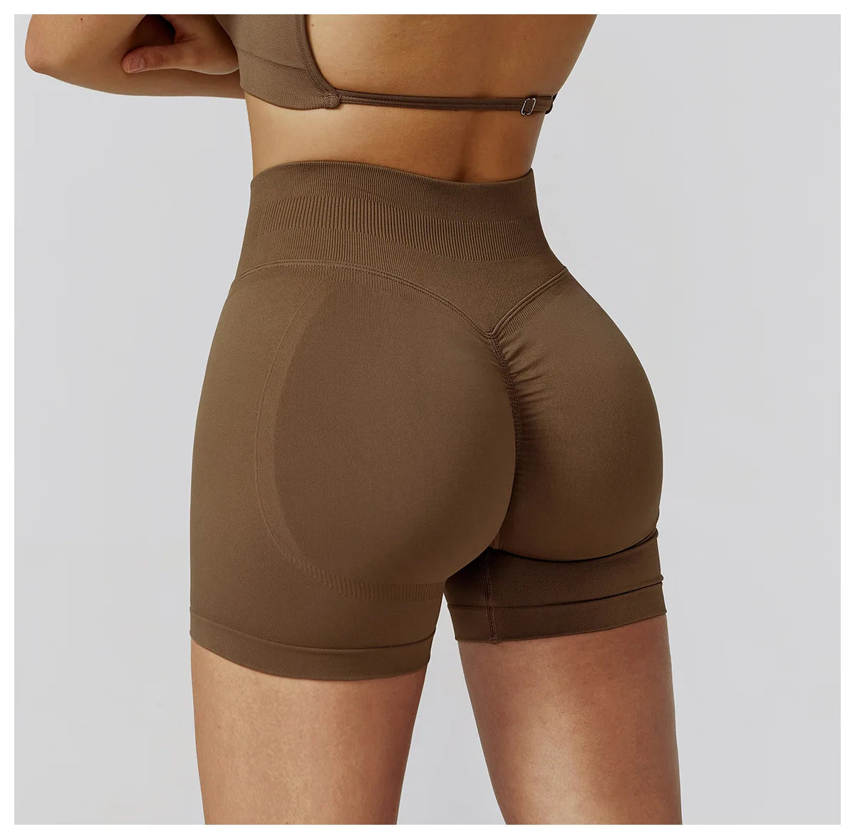 Seamless Running Impact Sports Shorts Women Buttock Lift Gym Leggings Women Cycling Slim Workout Shorts High Waist Yoga Shorts