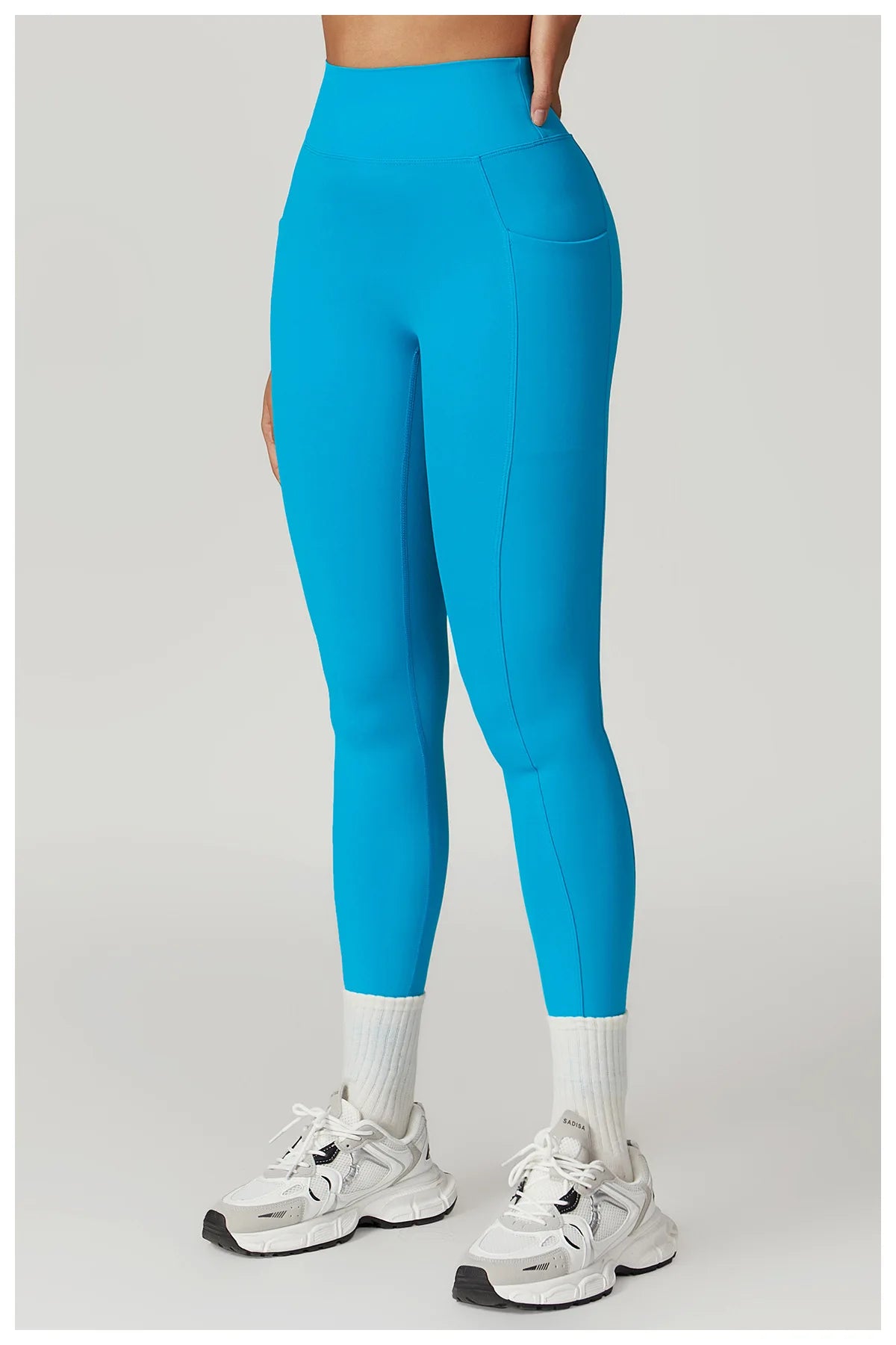 V-shaped Back Leggings Fitness Women Sport Leggings High Waist Elastic Solid Yoga Pants Gym Jogging Push Up Slim Pants Female