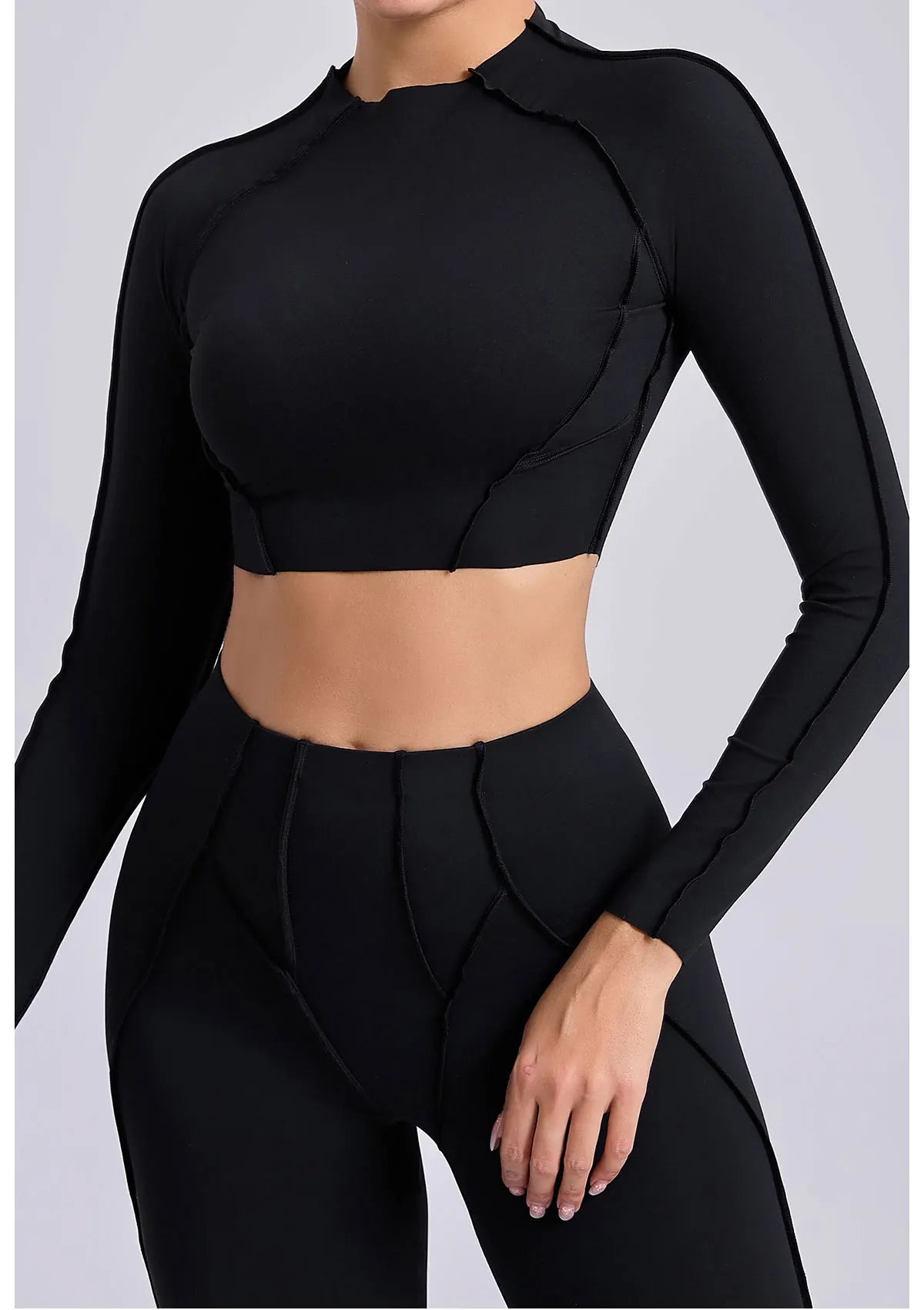 Long Sleeve Workout Top Gym T-shirt Pilates Clothes Women Active Wear Sports Shirt Elastic Fitness Yoga Clothing Running Shirts