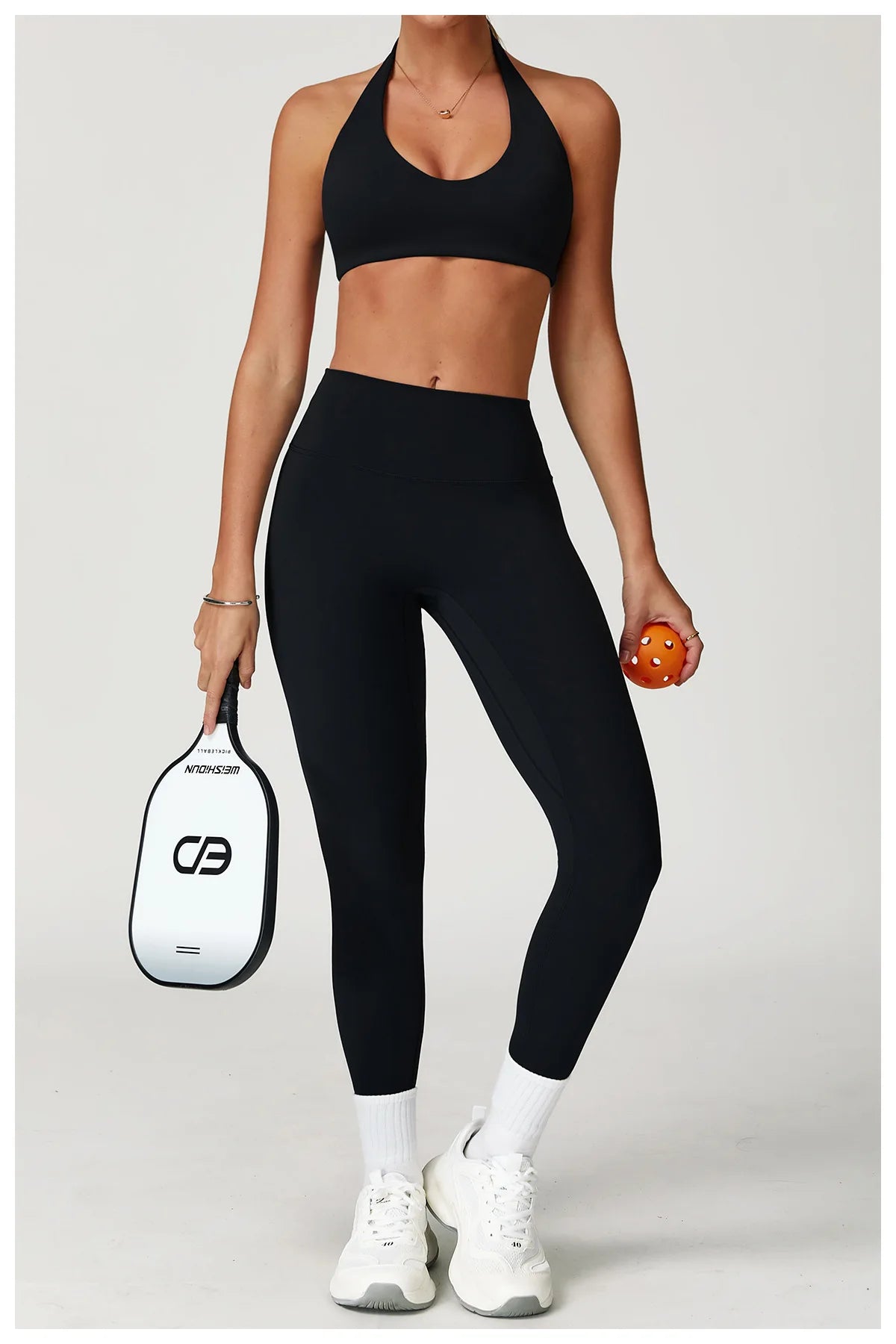Women's Tracksuit 2PCS Fitness Suit Yoga Set Sportswear Workout Sports Bra High Waist Leggings Gym Clothing Seamless Sports Suit