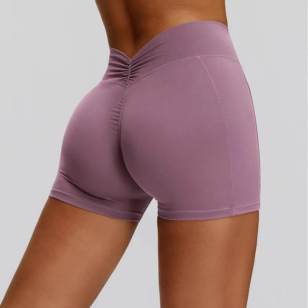 Shorts Women Seamless Yoga Shorts Scrunch Bum Gym Shorts Workout Low Waist Short Leggings Booty Stretch Running Impact Shorts