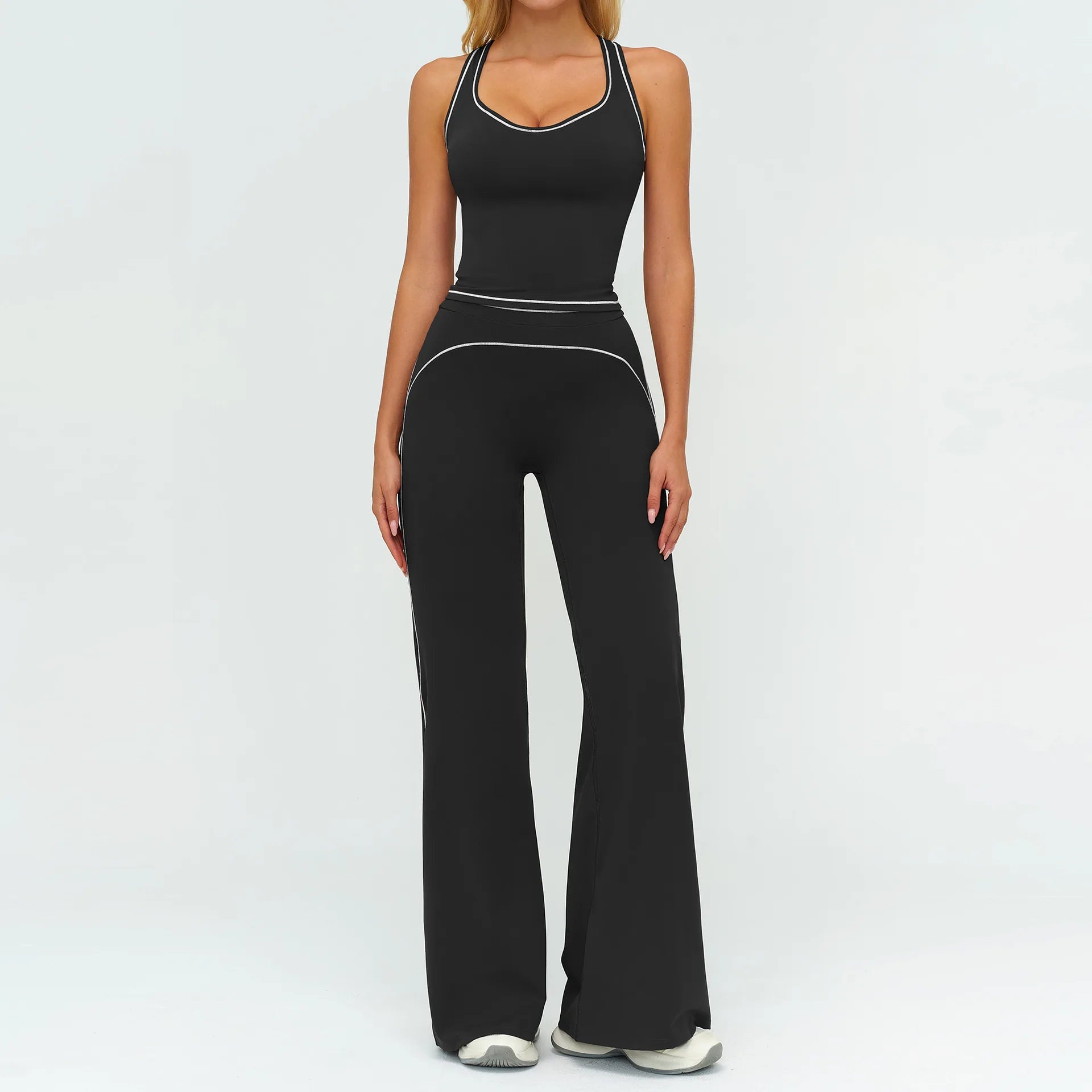 Women Tracksuit 2PCS Yoga Clothes Athletic Wear Fitness Set Gym Outfits Workout Sets Push Up Sports Bra Leggings Suit Sportswear