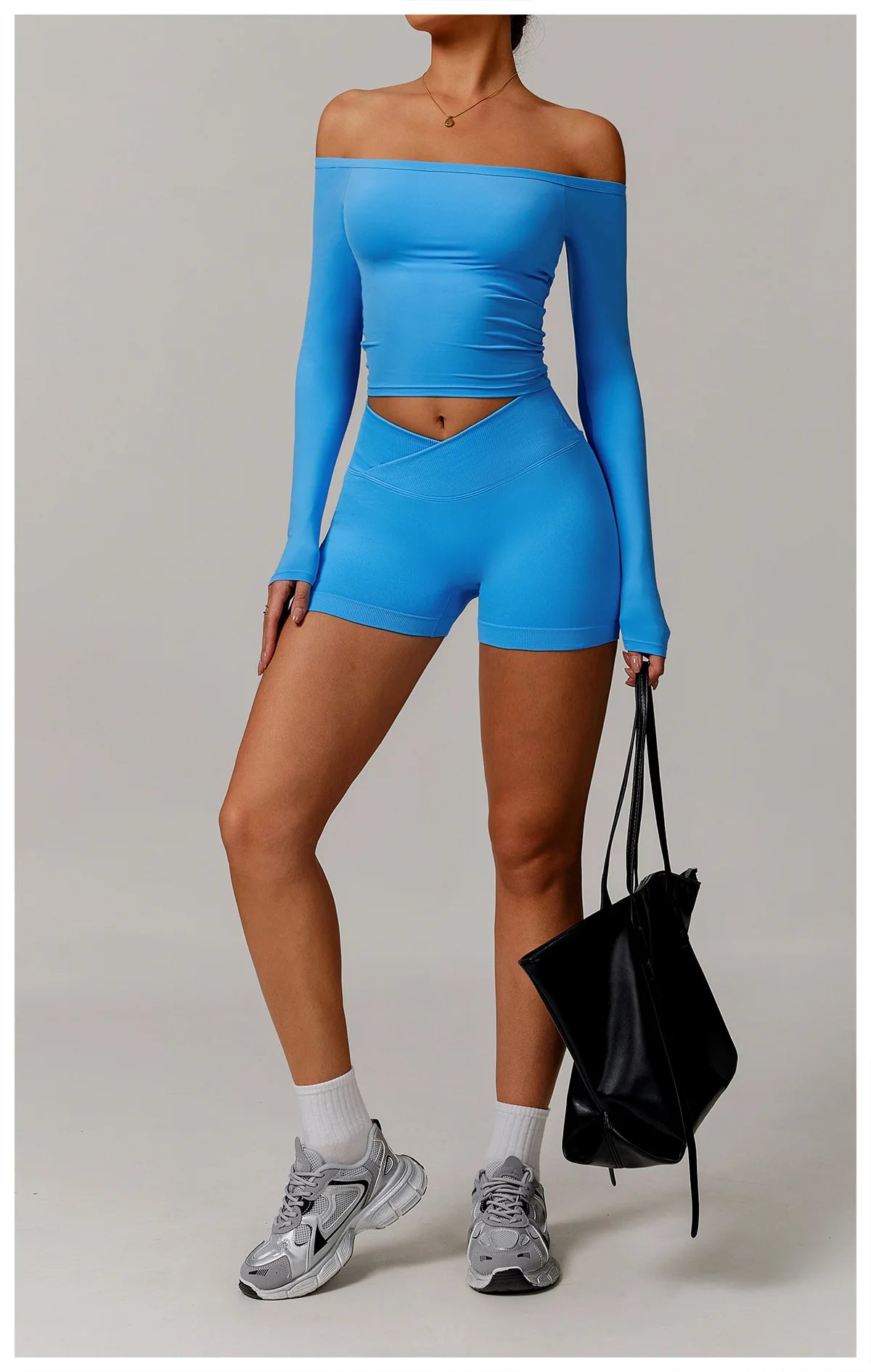 2 Pieces Yoga Suit Sports Set Women Athletic Wear Gym Set Women Tracksuit Running Workout Long Sleeve Sports Shirt Yoga Clothing