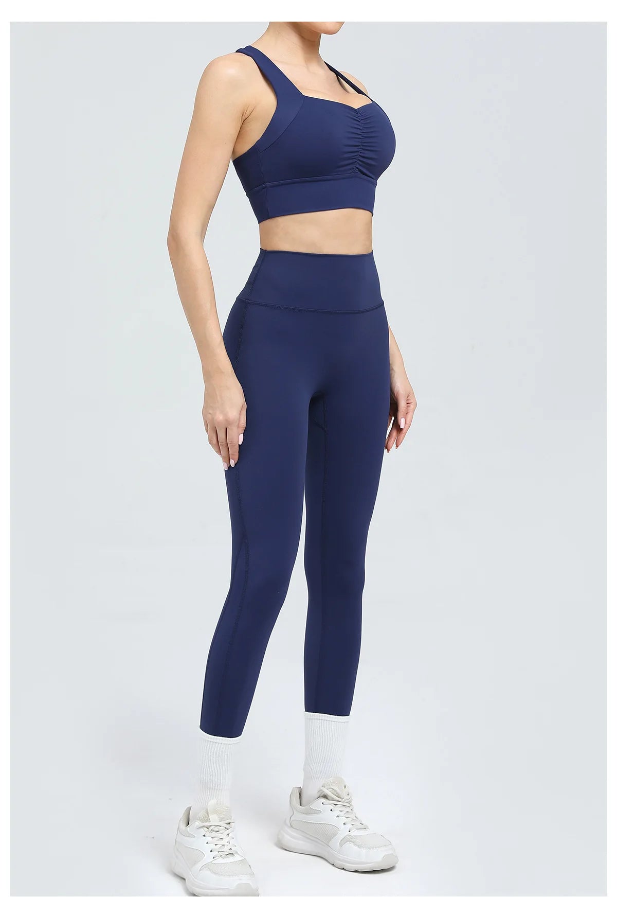 Women's Tracksuit Fitness Suit Yoga Sets Sportswear Workout Outfits Sports Bra High Waist Leggings Gym Clothing Sports Suits