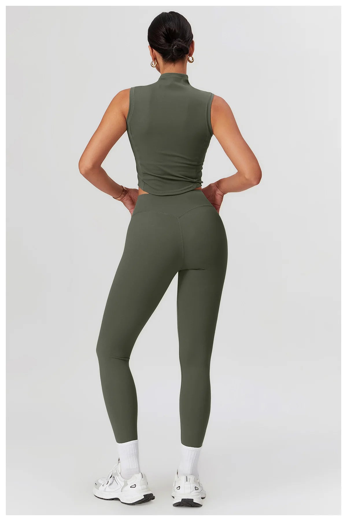 2PCS Yoga Set Workout Sets Women Clothes Gym Tracksuit Push Up Fitness Running Sportwear Sport Bra Short Sleeved Leggings Suit