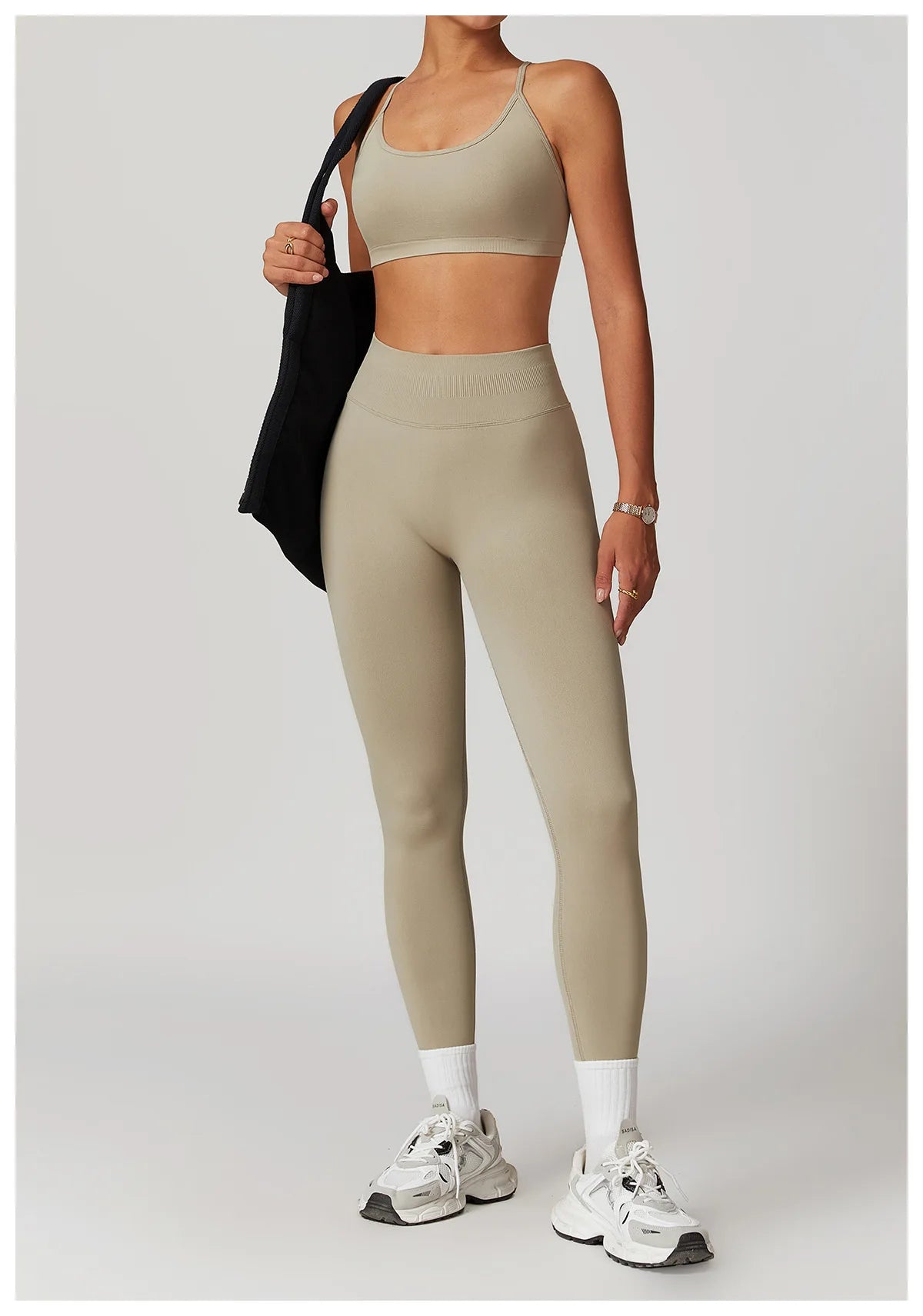 Ribbed Fitness Leggings Women Sport High Waist Tights Seamless Yoga Leggings Gym Jogging Quick Dry Push Up Slim Pants Running