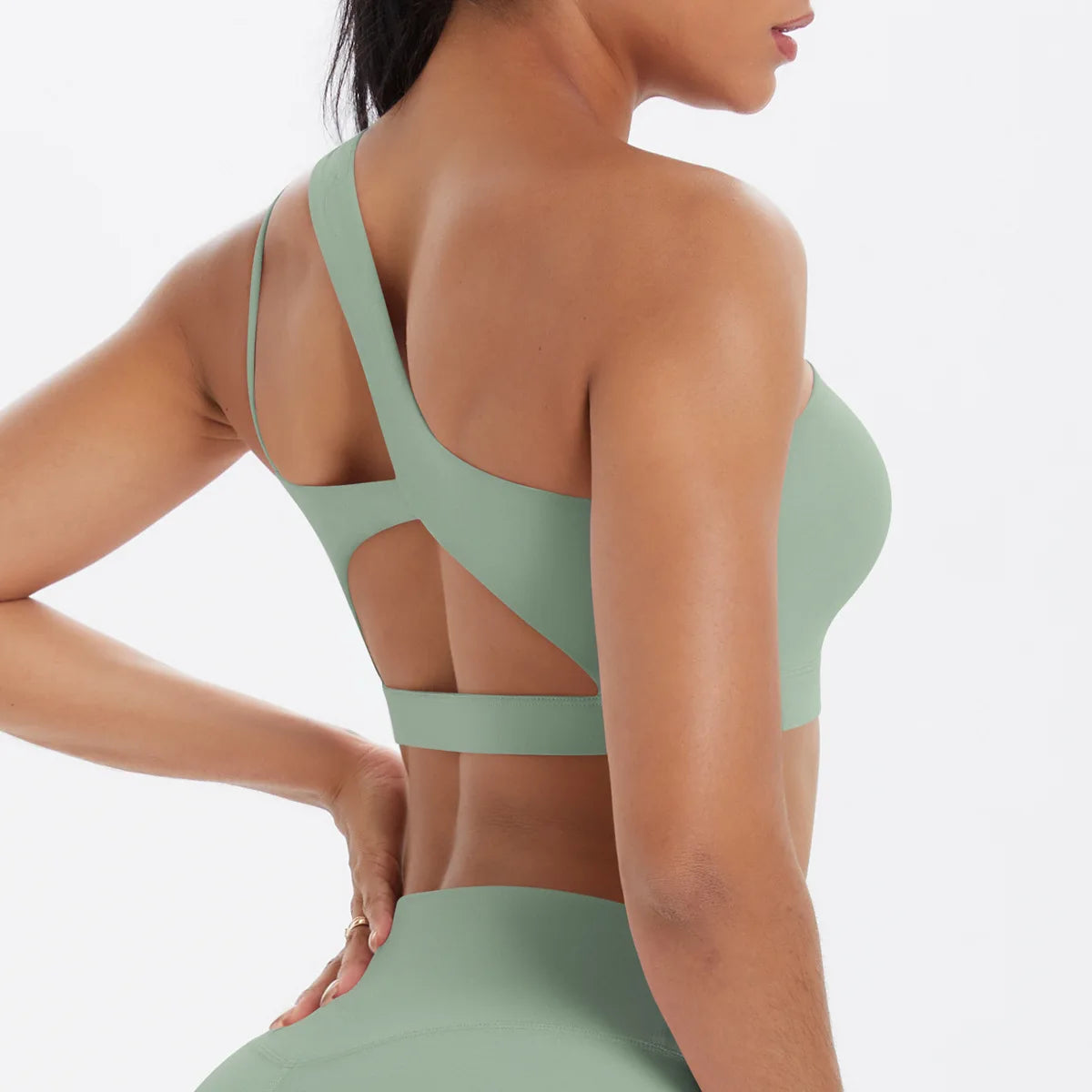 Sports Bra Women Push Up Fitness Bras One Shoulder Underwear Shockproof Yoga Bra Workout Bra Yoga Running Bra Sexy Vest