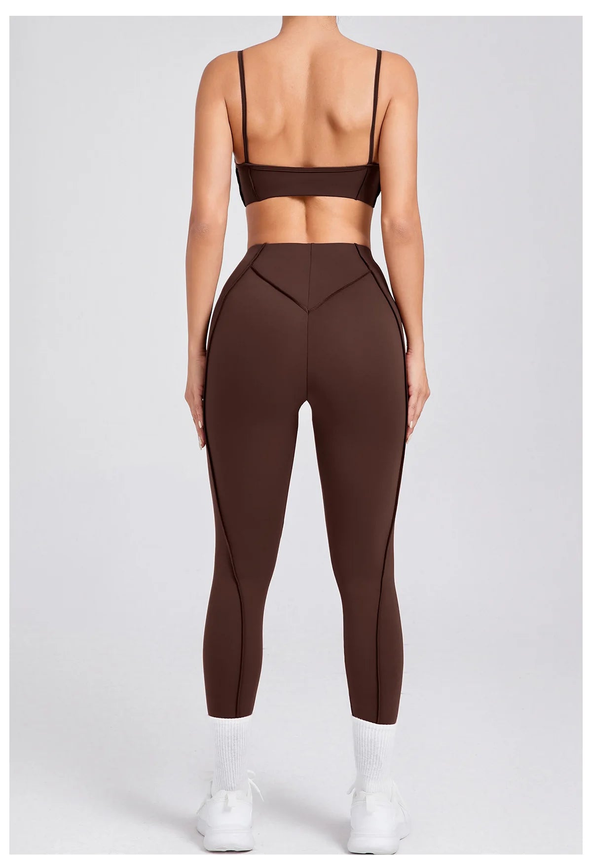 Women's Tracksuit 2 Pieces Seamless Yoga Set Workout Push Up Sportswear Gym Clothing High Waist Leggings Fitness Sports Suits