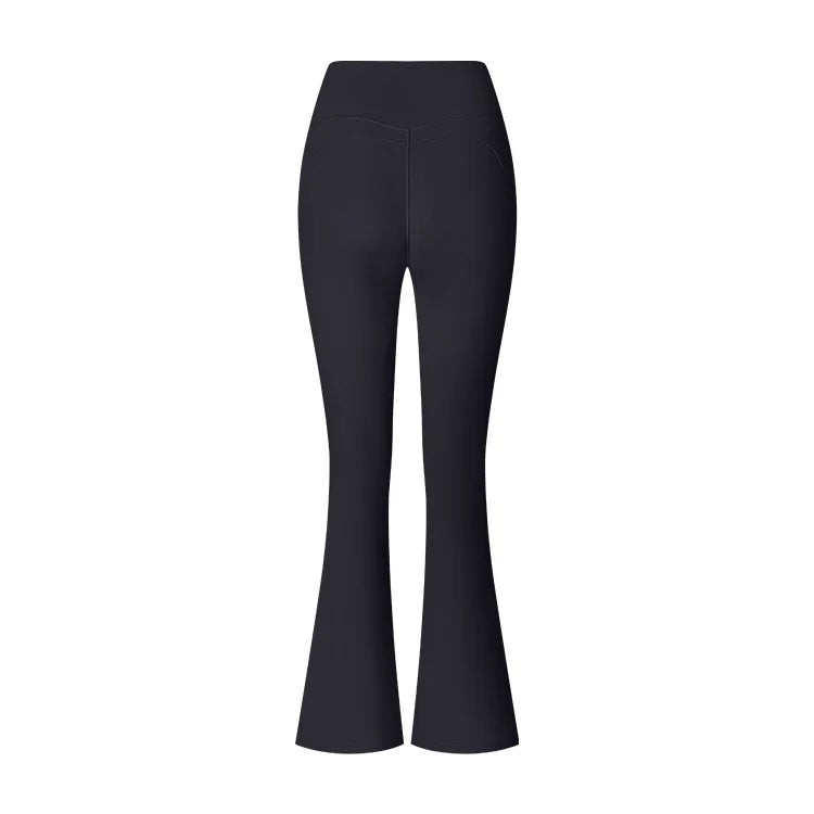 Women's High Waist Flared Leggings Gym Fitness Yoga Pants Workout Runing Sport Leggings Control Tummy Yoga Wide Leg Pants