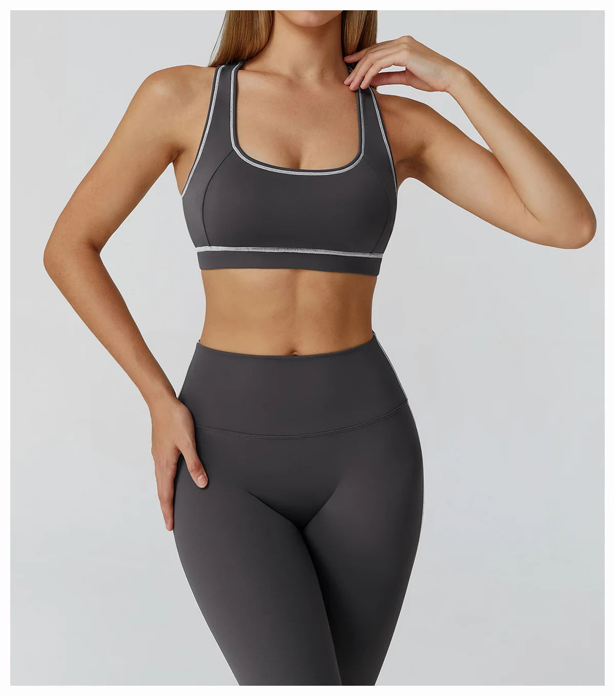 Fitness Top Women Breathable Sports Bra Anti-Sweat Yoga Bra Shockproof Crop Top Push Up High Strength Sport Bra Gym Workout Top