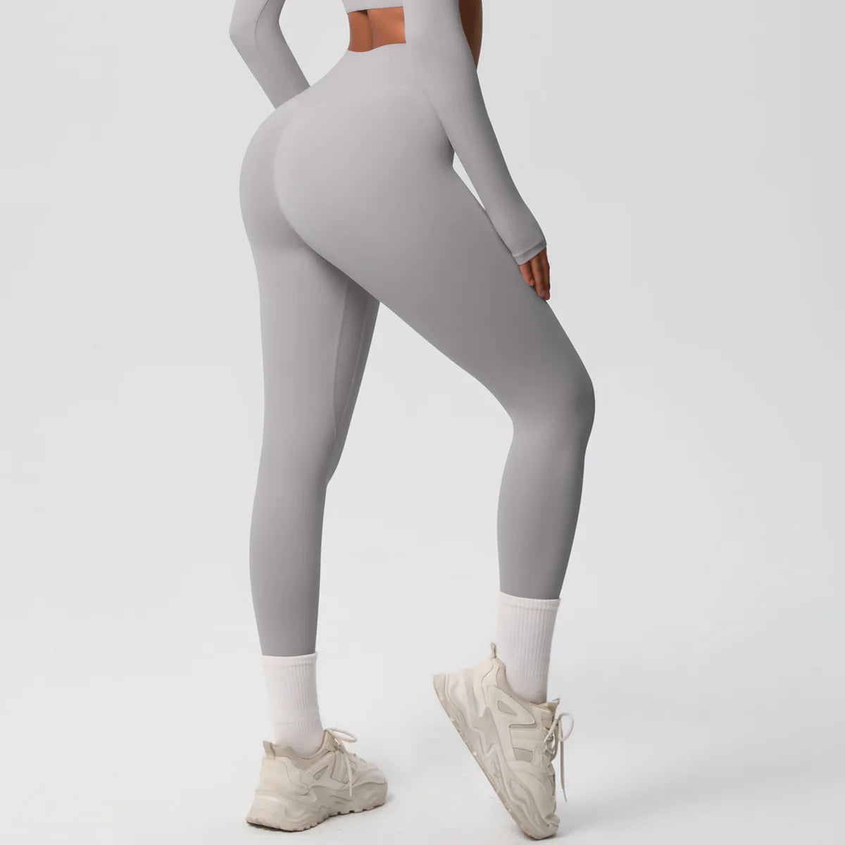 Leggings Female High Elastic Seamless Tights High Waist Butt Lift Sexy Fitness Pants Knit Slim Gym Running Yoga Leggings
