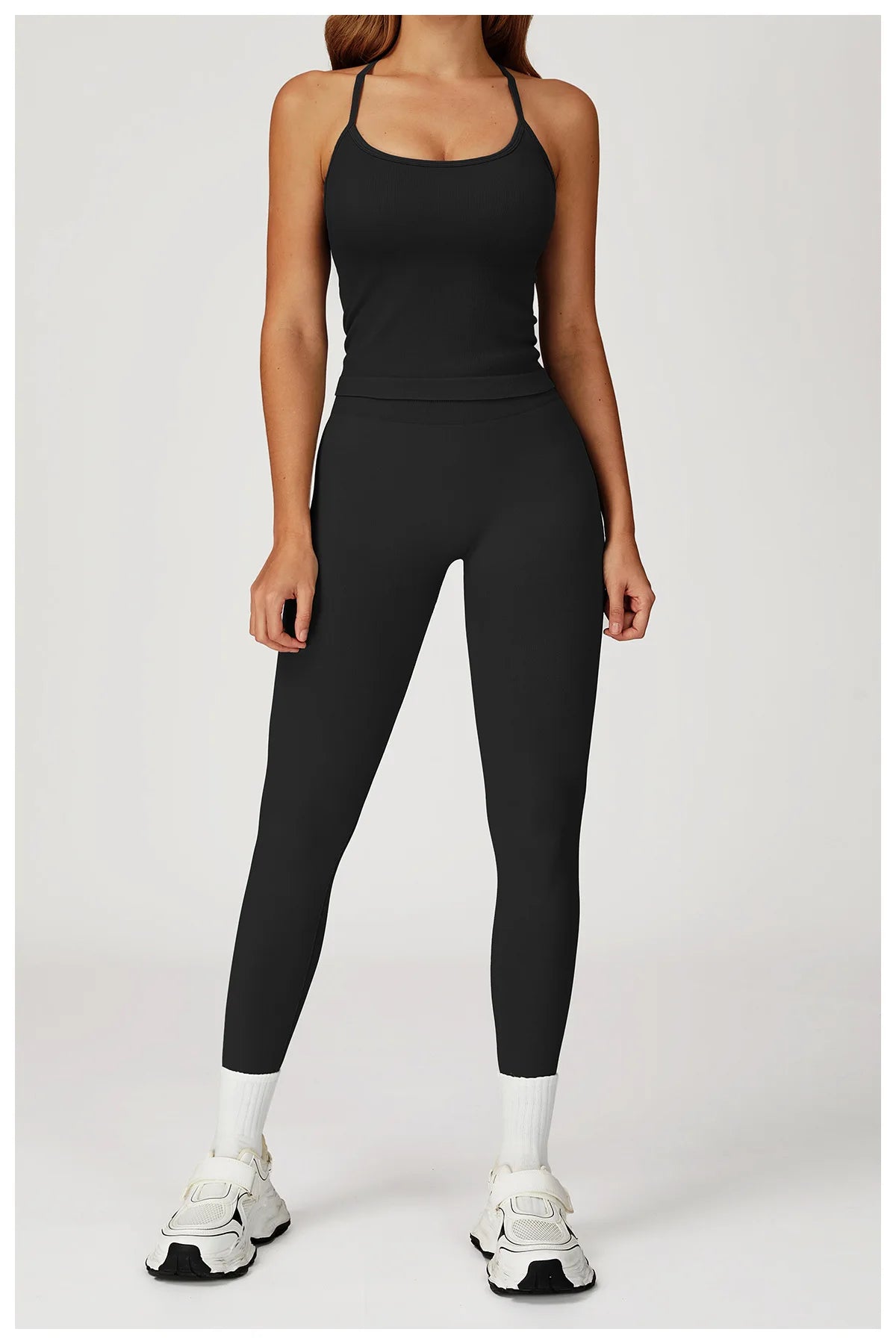 Seamless High Waist Solid Leggings Women Slim Tights Fitness Yoga Elastic Leggings Push Up Butt Knit Fashion Gym Workout Pants