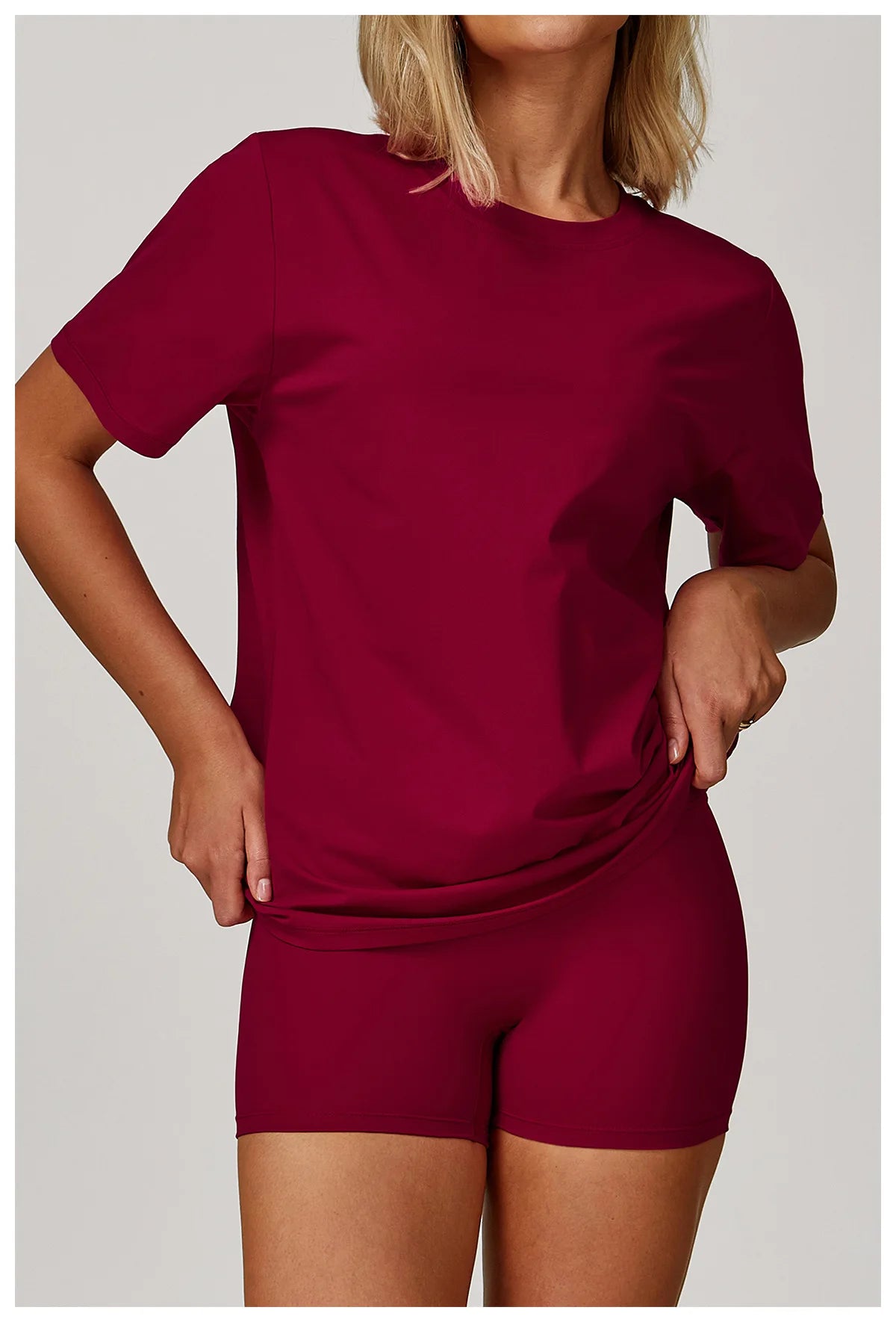 Loose Yoga Shirts Women Top Quick Dry Running Top Tights Push Up Workout Gym Clothes Female Short Sleeve Fitness Sports T-Shirts