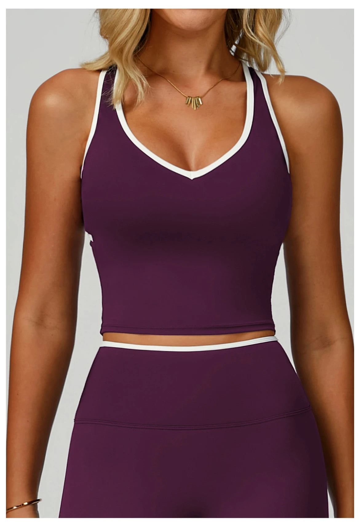 Running Sports Bra Women Underwear High Support Open Back Yoga Bra Breathable Fitness Pilates Tank Workout Top Removable Pads