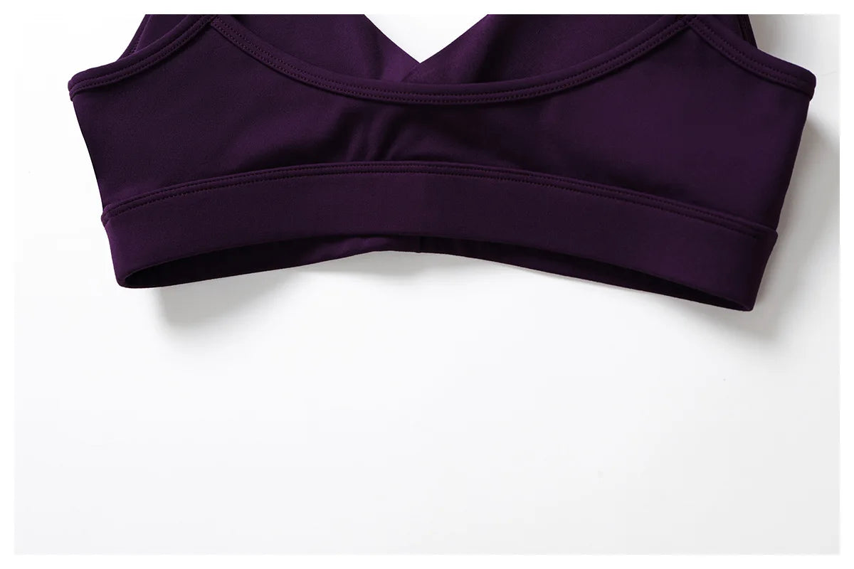 Sexy Sports Bra Push Up Gym Top Women Quick-Drying Yoga Clothes Women Top Shock Resistant Fitness Underwear Running Workout Bra