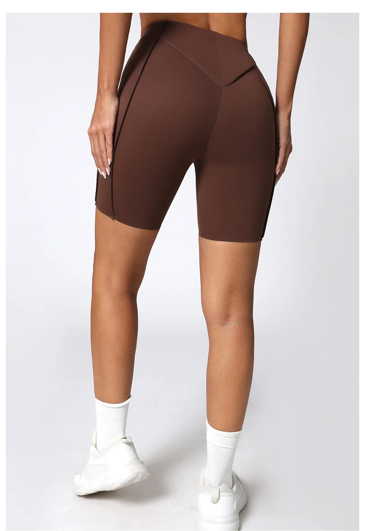 Impact Yoga Shorts High Waist Workout Fitness Lift Peach Butt Fitness Tights Gym Running Body Shaper Pants Casual Sportswear