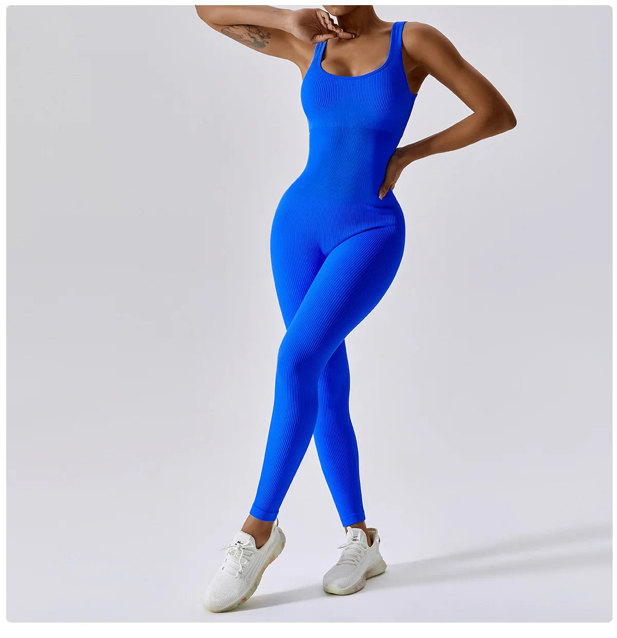 Women's Tracksuit Seamless Yoga Set Yoga Jumpsuits One Piece Workout Rompers Sportswear Gym Set Workout Clothes Women Bodysuit