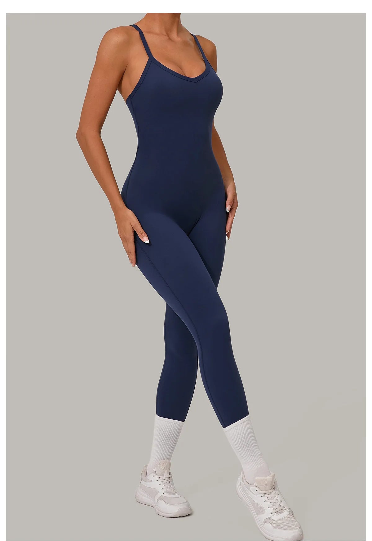 Yoga Set Women Tracksuit Sexy Backless One-piece Suit Female Rompers Quick Dry Yoga Clothing Workout Bodysuits Sports Jumpsuit
