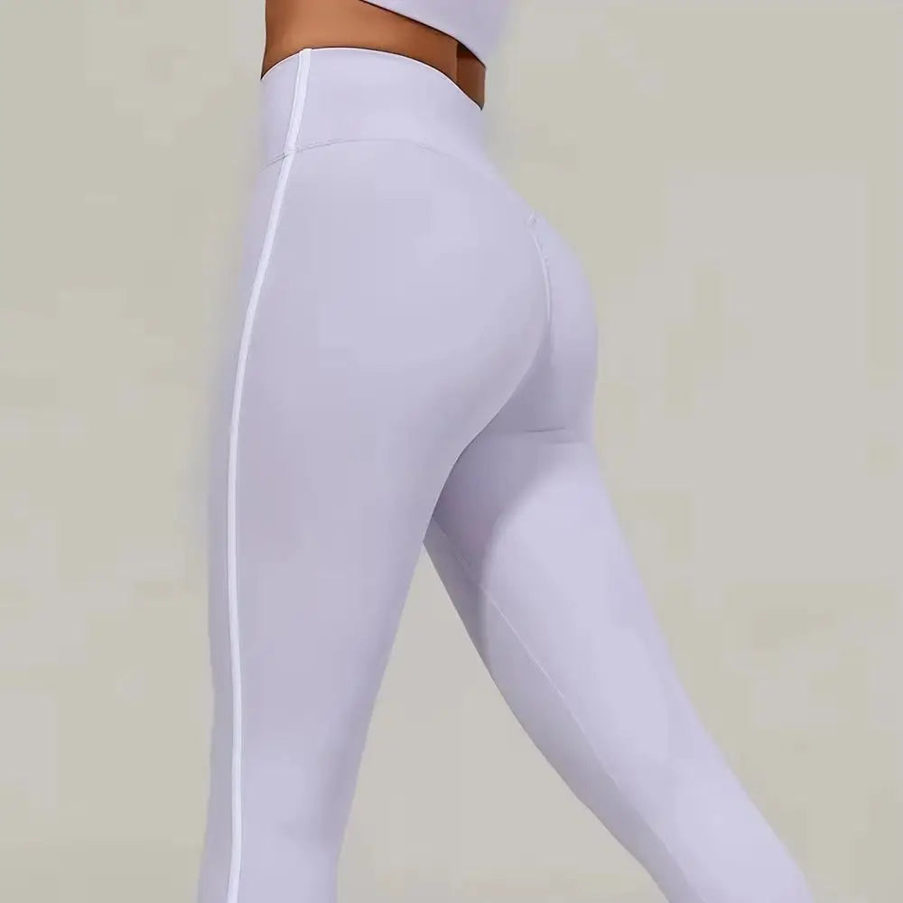 Women Yoga Leggings Hips Lifting Gym Legging Sport Pants High Waist Fitness Leggings Push Up Tight Workout Running Cycling Pants