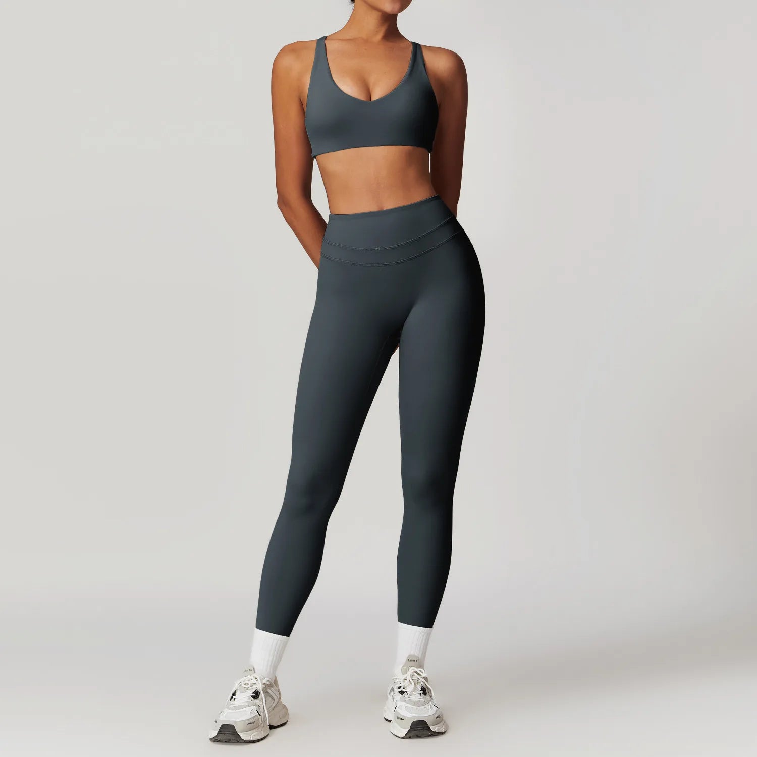 Yoga Suit 2PCS Sports Set Women Quick-Drying Gym Set Women Tracksuit Running Workout Short Sleeves Sports Yoga Clothing